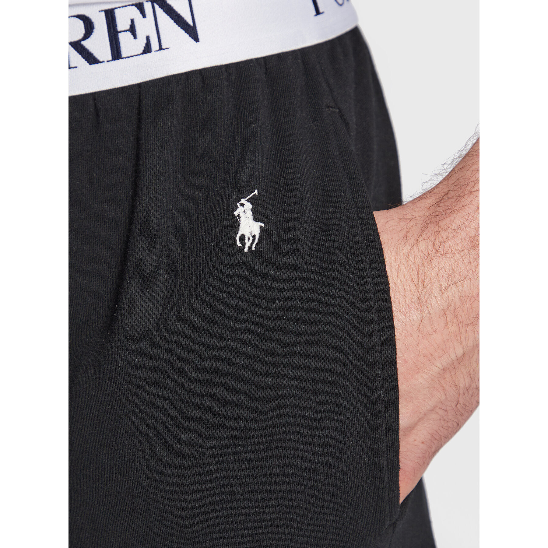 Polo Ralph Lauren Pantaloni pijama 714862624009 Negru Regular Fit - Pled.ro