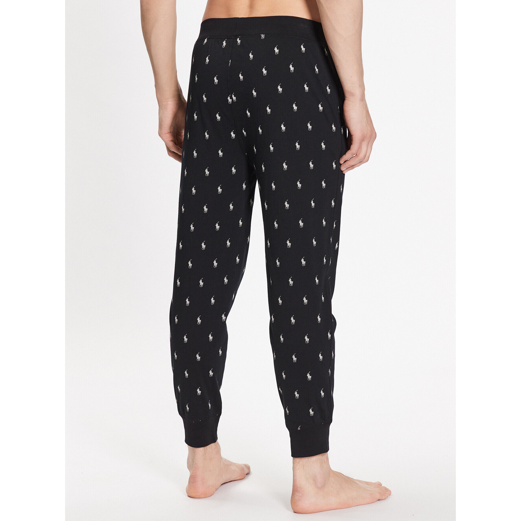 Polo Ralph Lauren Pantaloni pijama 714899500001 Negru Regular Fit - Pled.ro