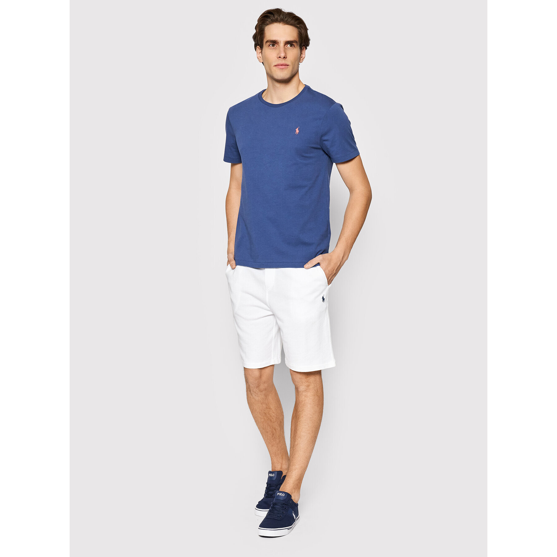 Polo Ralph Lauren Pantaloni scurți sport 710704271004 Alb Regular Fit - Pled.ro