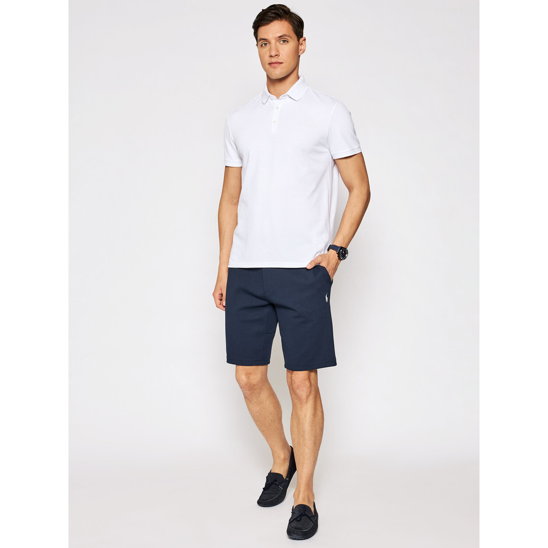 Polo Ralph Lauren Pantaloni scurți sport Sho 710691243003 Bleumarin Regular Fit - Pled.ro