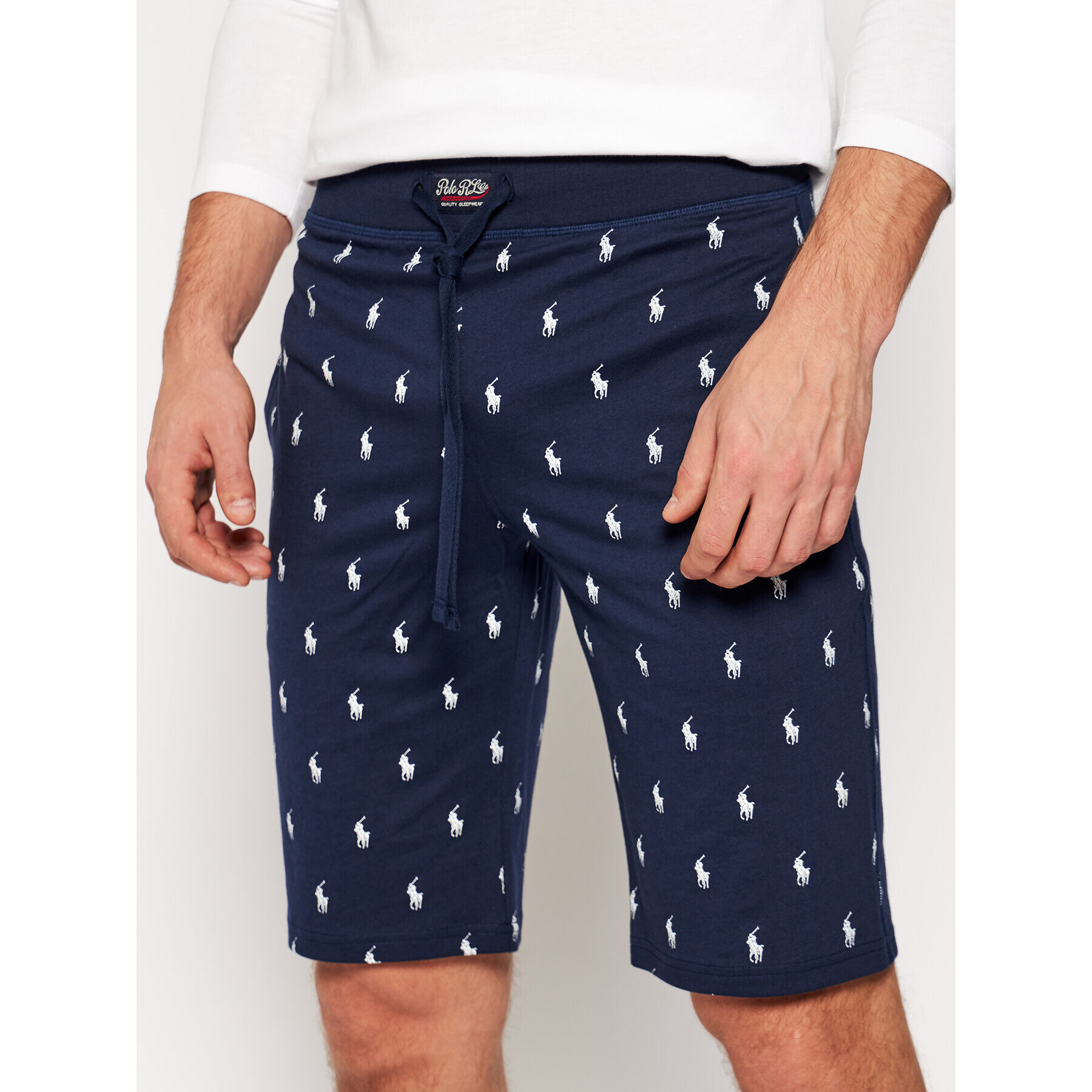 Polo Ralph Lauren Pantaloni scurți sport Ssh 714735006005 Bleumarin Regular Fit - Pled.ro