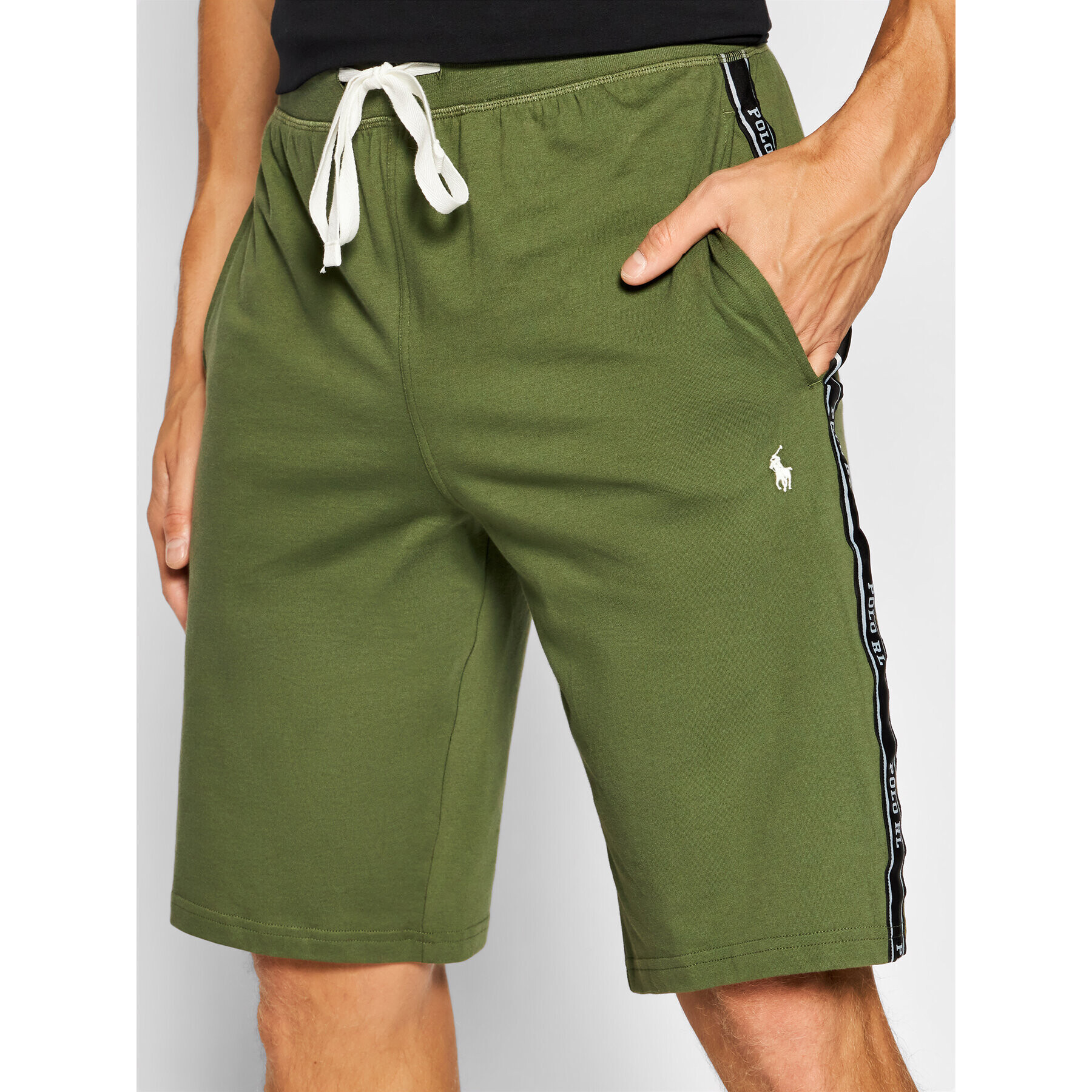 Polo Ralph Lauren Pantaloni scurți sport Ssh 714830277010 Verde Regular Fit - Pled.ro