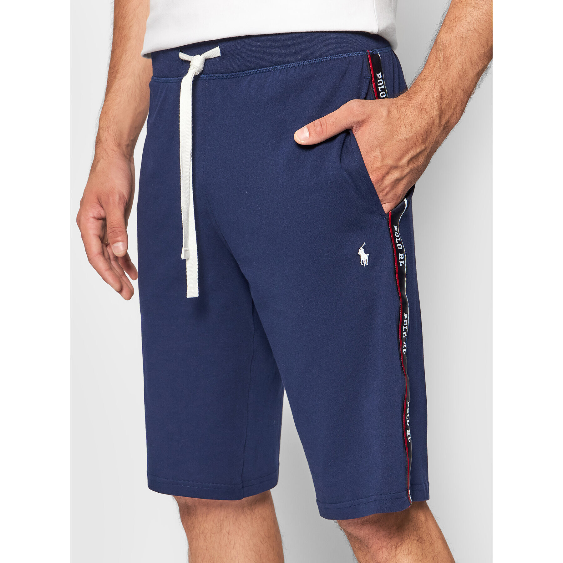 Polo Ralph Lauren Pantaloni scurți sport Ssh 714830277011 Bleumarin Regular Fit - Pled.ro