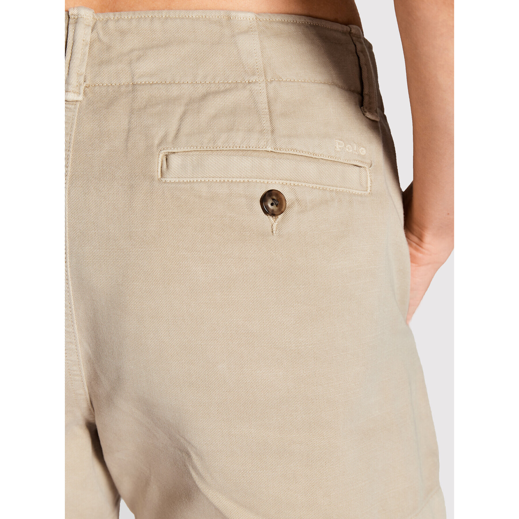 Polo Ralph Lauren Pantaloni scurți de blugi 211863229002 Bej Regular Fit - Pled.ro