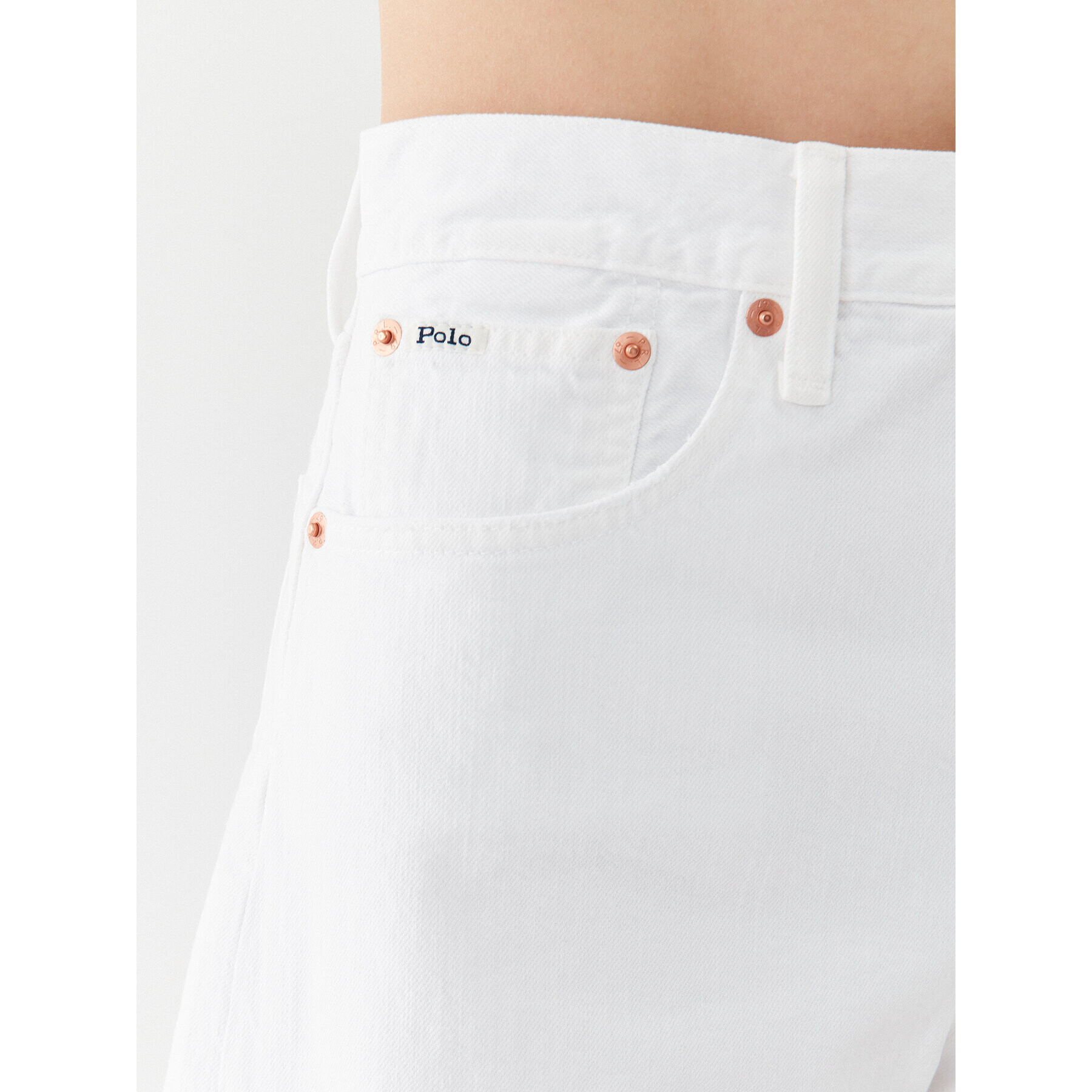 Polo Ralph Lauren Pantaloni scurți de blugi 211903421001 Alb Regular Fit - Pled.ro