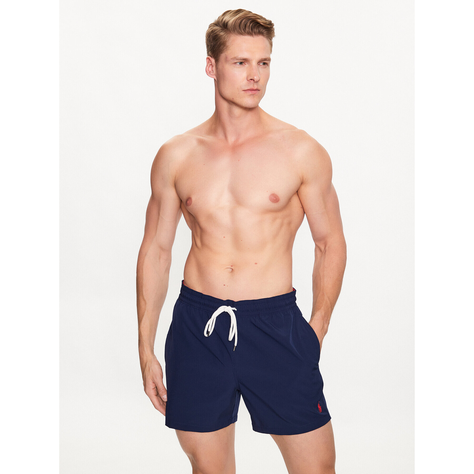 Polo Ralph Lauren Pantaloni scurți pentru înot 710910260004 Bleumarin Regular Fit - Pled.ro