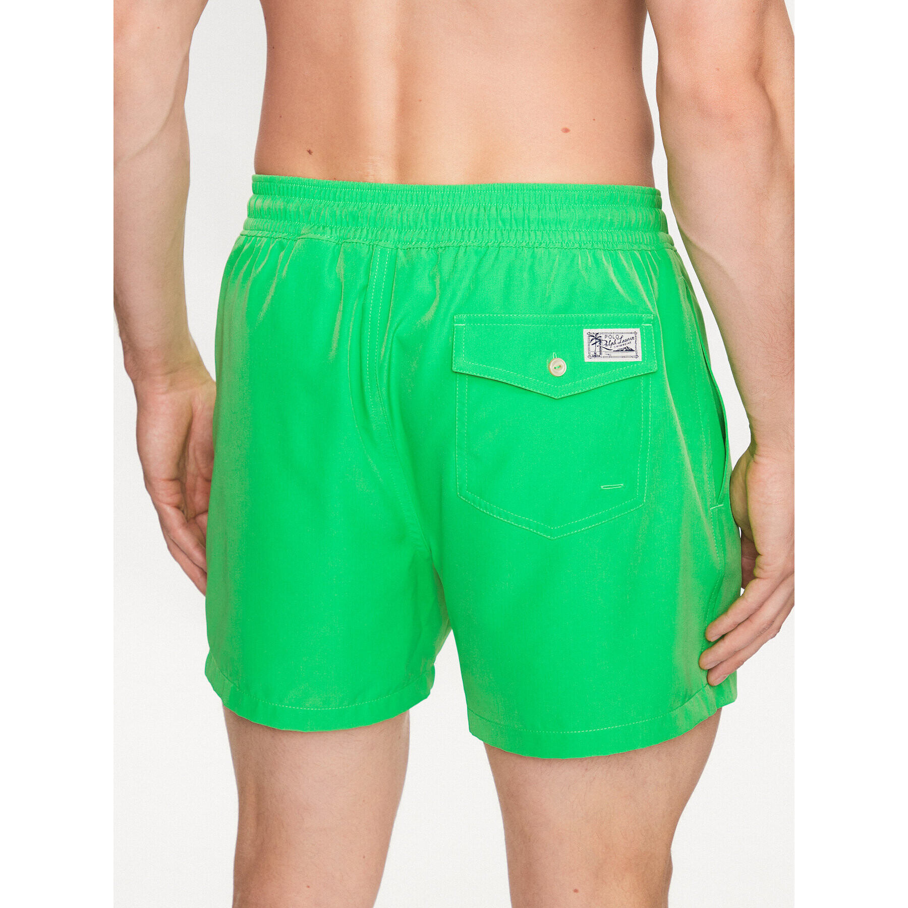 Polo Ralph Lauren Pantaloni scurți pentru înot 710910260008 Verde Regular Fit - Pled.ro