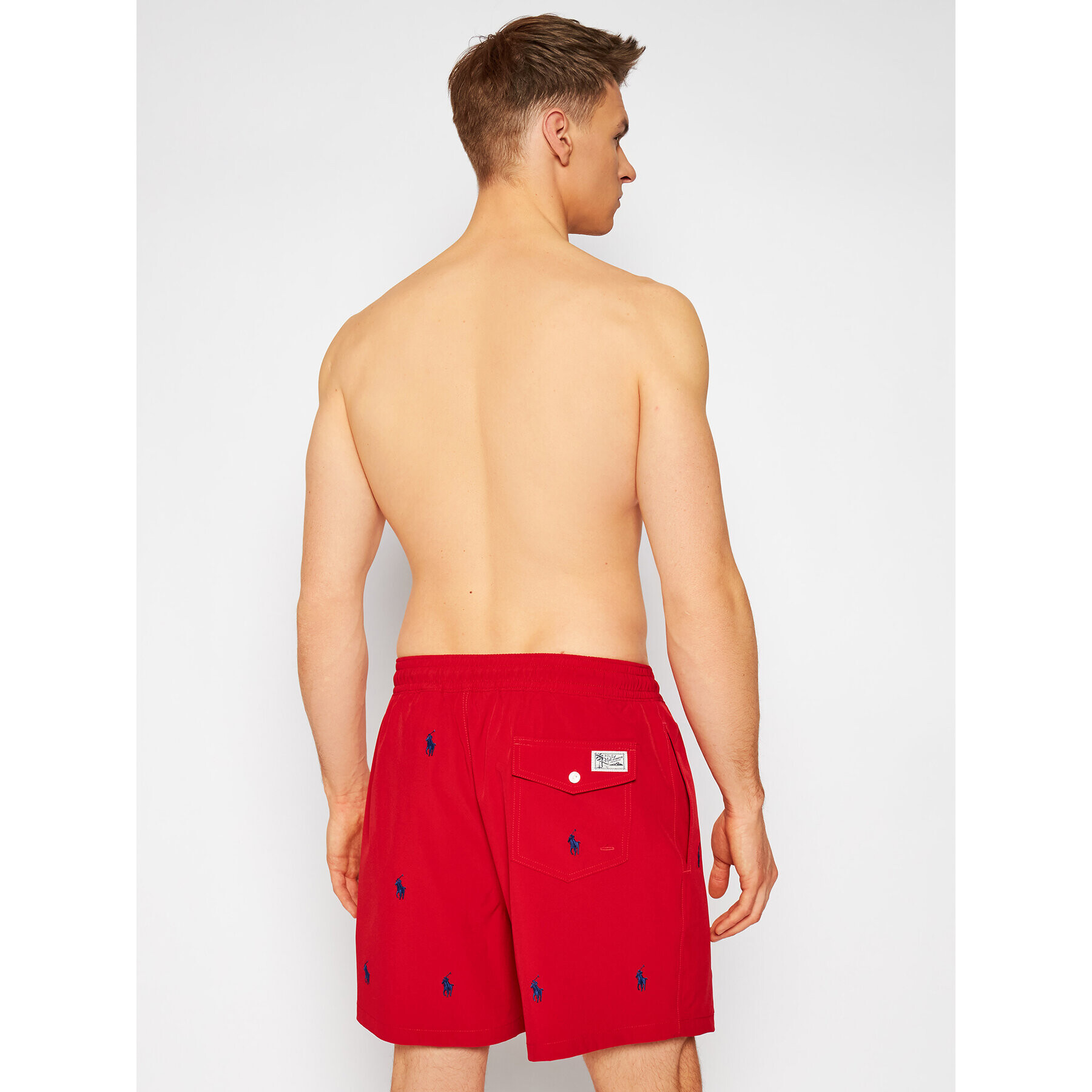 Polo Ralph Lauren Pantaloni scurți pentru înot Traveler 710835129001 Roșu Regular Fit - Pled.ro