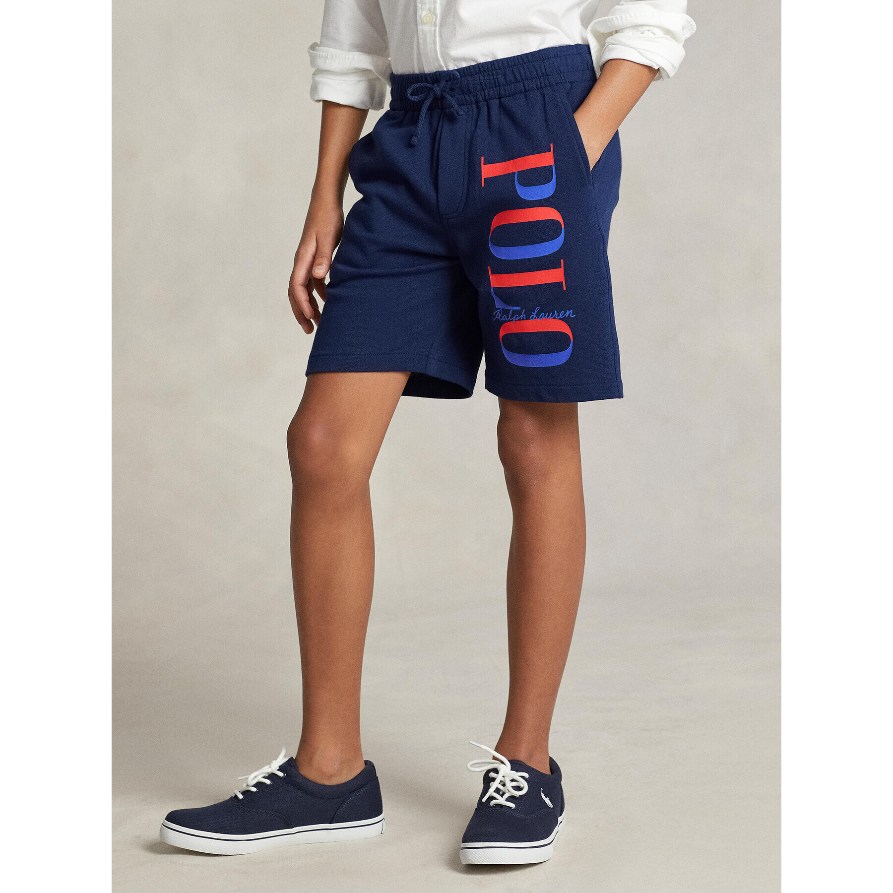 Polo Ralph Lauren Pantaloni scurți sport 323903113001 Bleumarin Regular Fit - Pled.ro