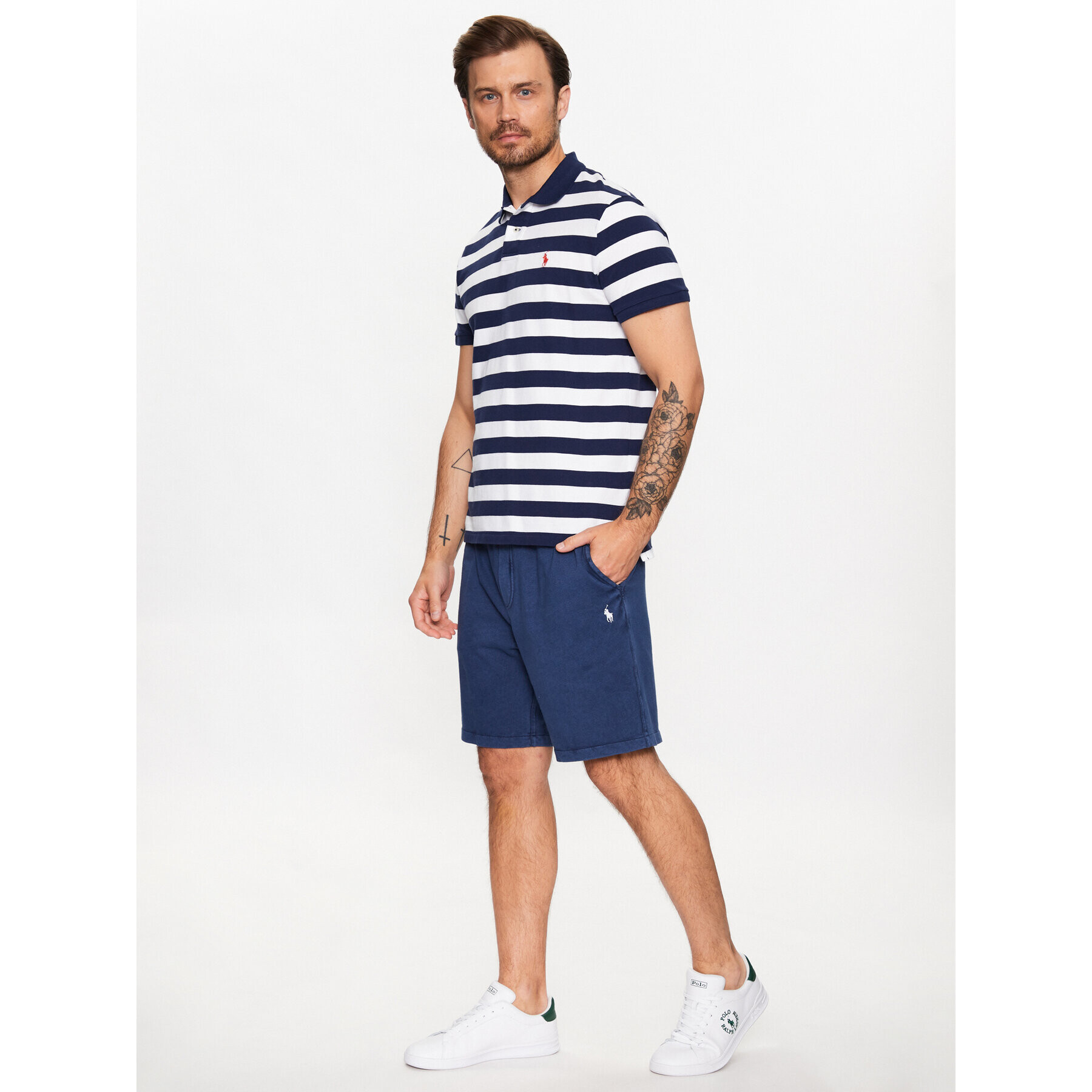 Polo Ralph Lauren Pantaloni scurți sport 710704271016 Bleumarin Regular Fit - Pled.ro