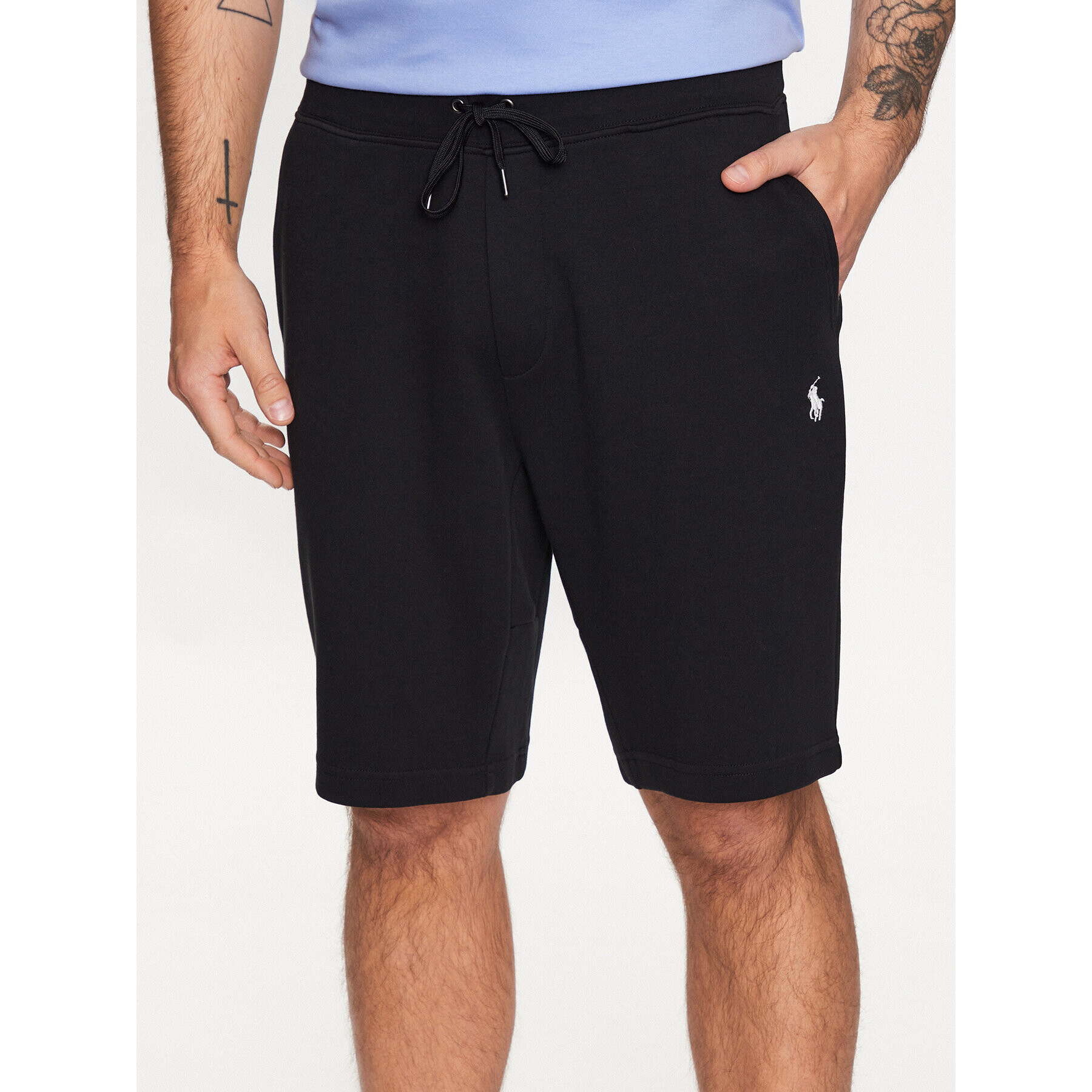 Polo Ralph Lauren Pantaloni scurți sport 710881520001 Negru Regular Fit - Pled.ro