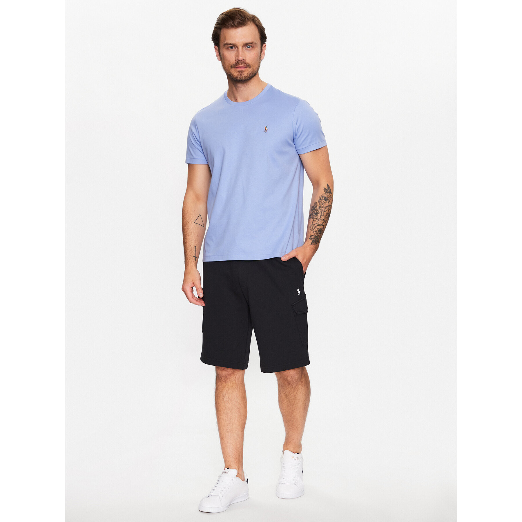 Polo Ralph Lauren Pantaloni scurți sport 710887289006 Negru Regular Fit - Pled.ro