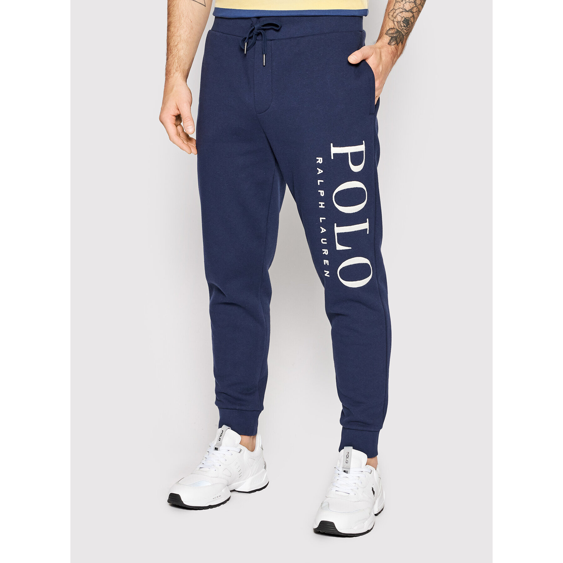 Polo Ralph Lauren Pantaloni trening 710860832001 Bleumarin Regular Fit - Pled.ro