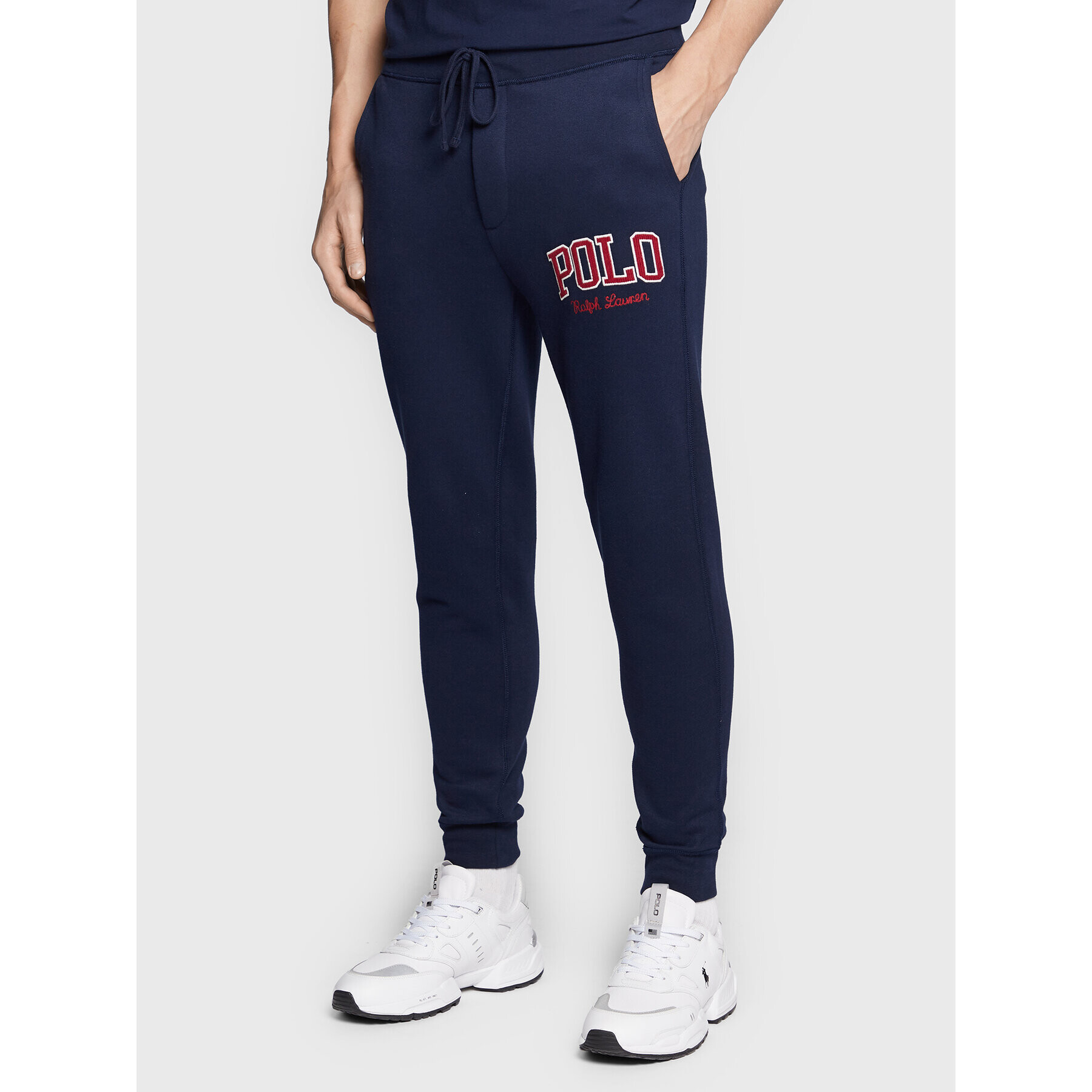 Polo Ralph Lauren Pantaloni trening 710878607 Bleumarin Regular Fit - Pled.ro