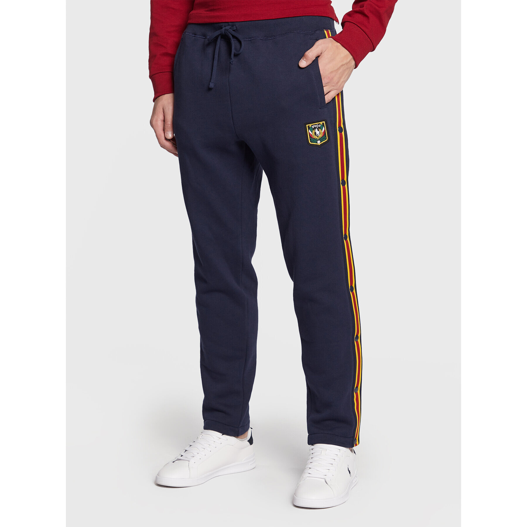 Polo Ralph Lauren Pantaloni trening 710878906 Bleumarin Regular Fit - Pled.ro