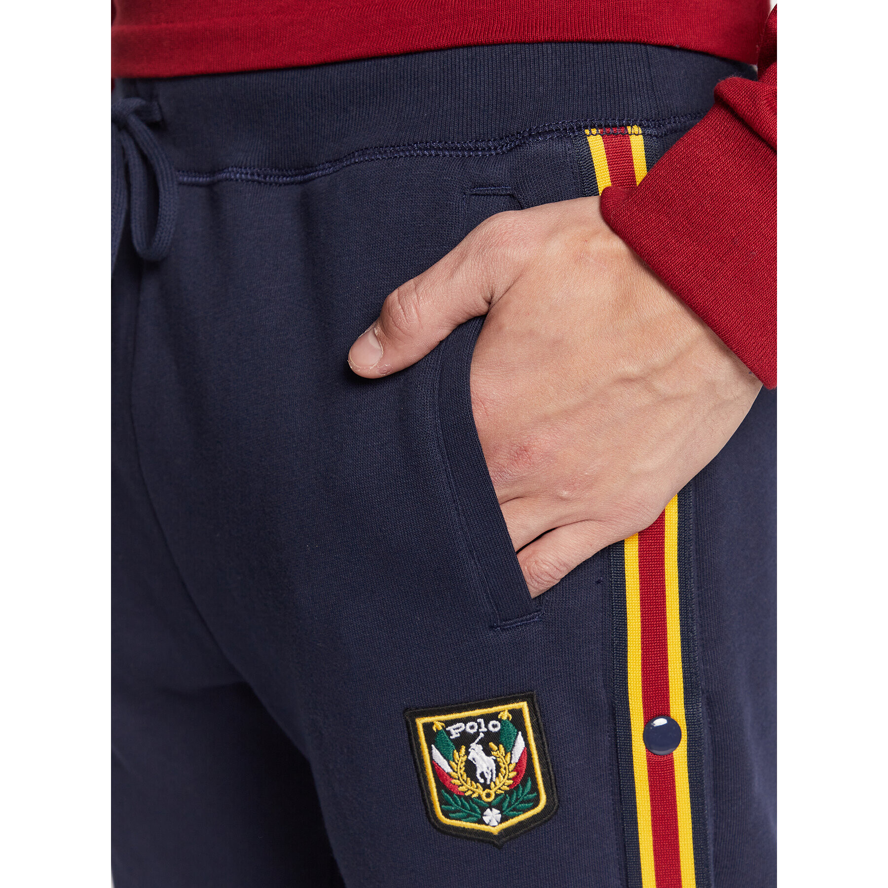 Polo Ralph Lauren Pantaloni trening 710878906 Bleumarin Regular Fit - Pled.ro