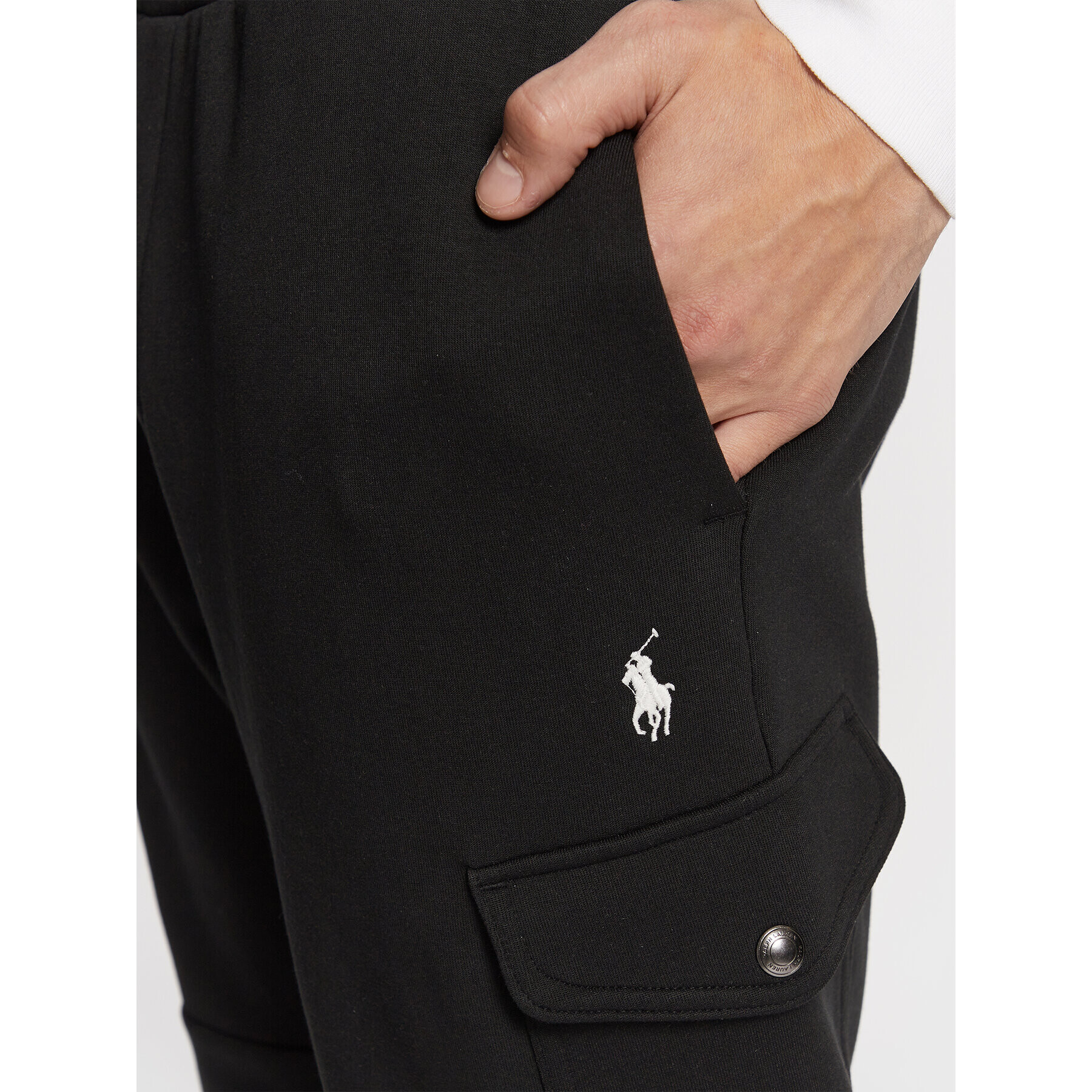 Polo Ralph Lauren Pantaloni trening 710881522 Negru Regular Fit - Pled.ro