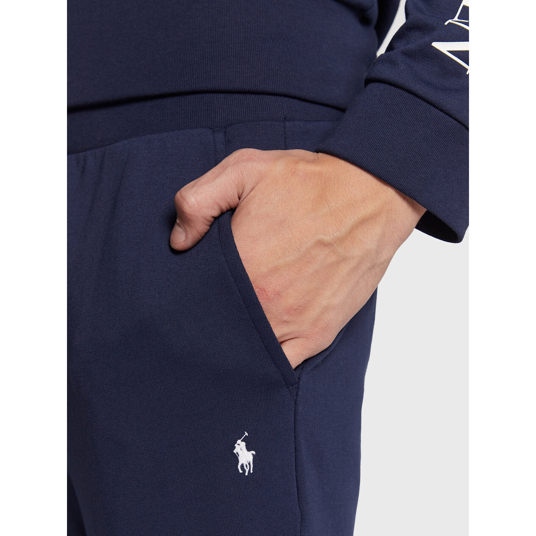 Polo Ralph Lauren Pantaloni trening 714862619 Bleumarin Regular Fit - Pled.ro