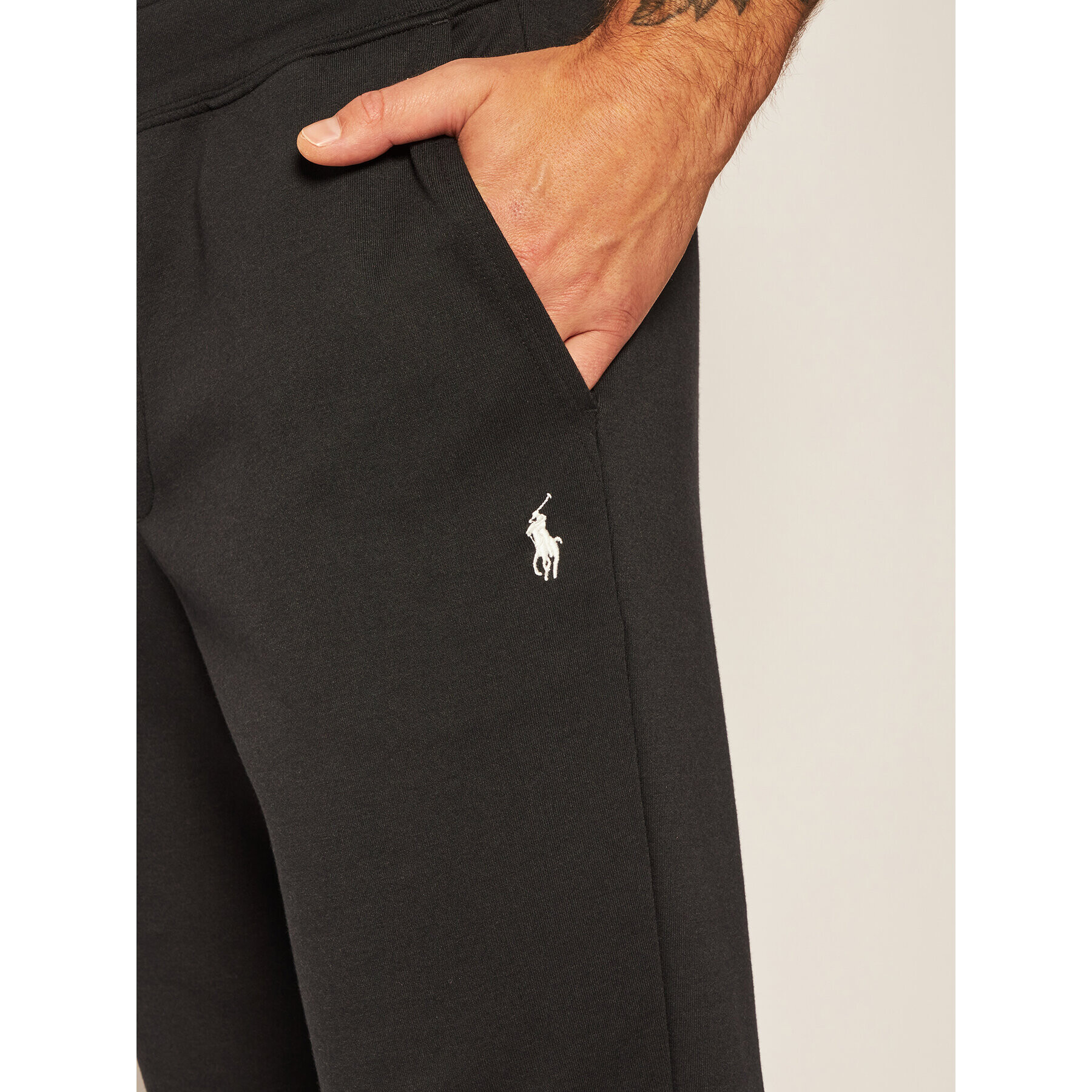 Polo Ralph Lauren Pantaloni trening Core Replen 710652314001 Negru Regular Fit - Pled.ro