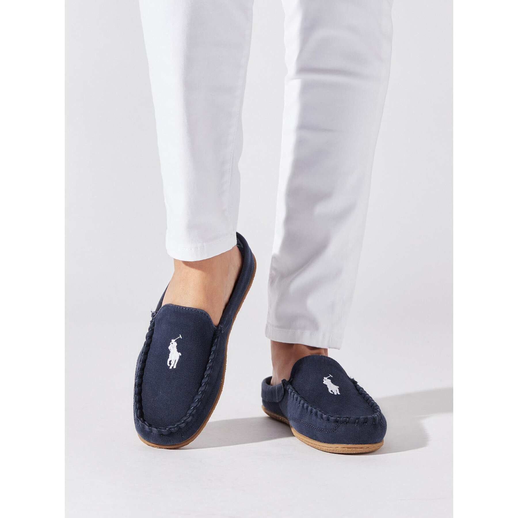 Polo Ralph Lauren Papuci de casă Collins Mule RF104189 Bleumarin - Pled.ro