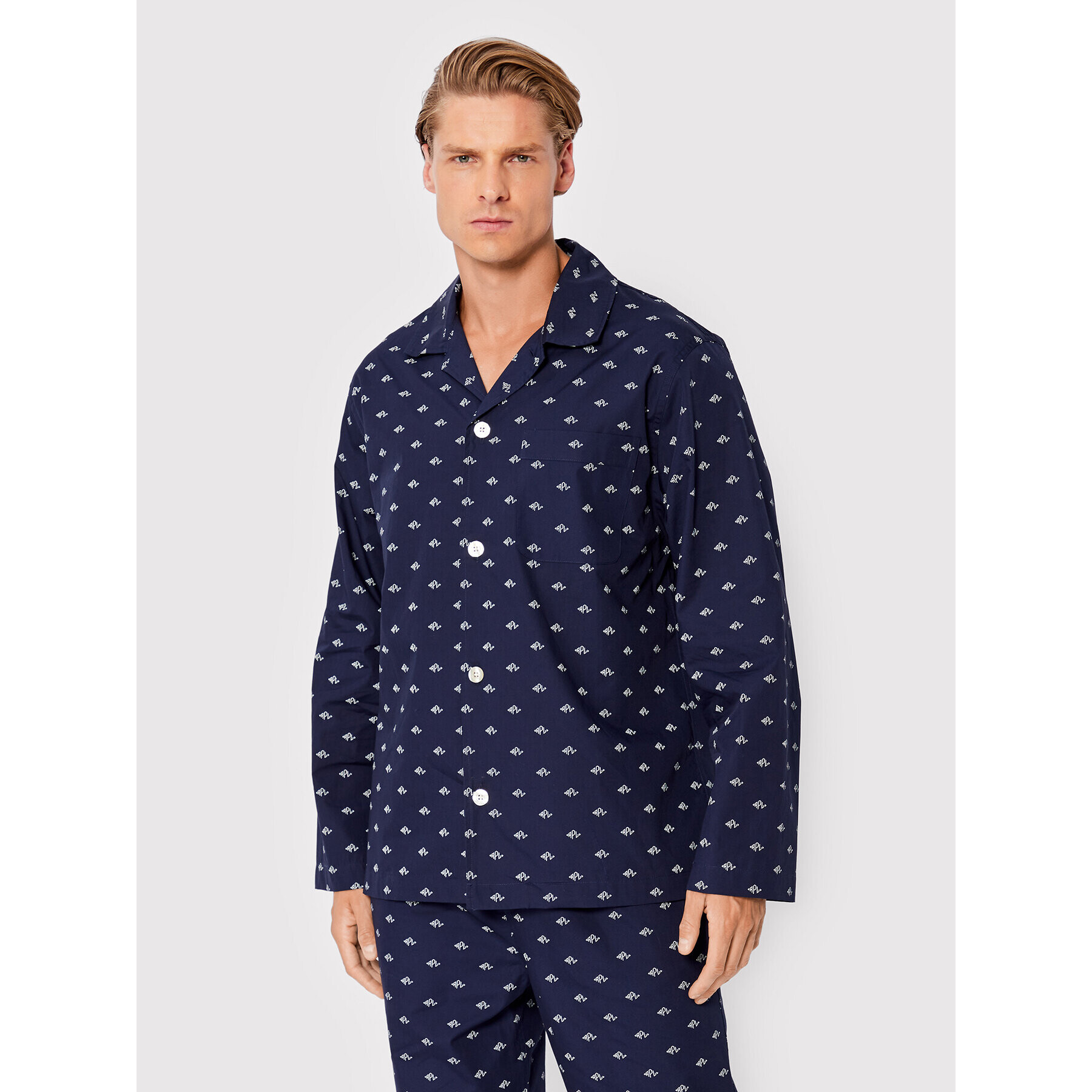 Polo Ralph Lauren Pijama 714862801004 Bleumarin Regular Fit - Pled.ro