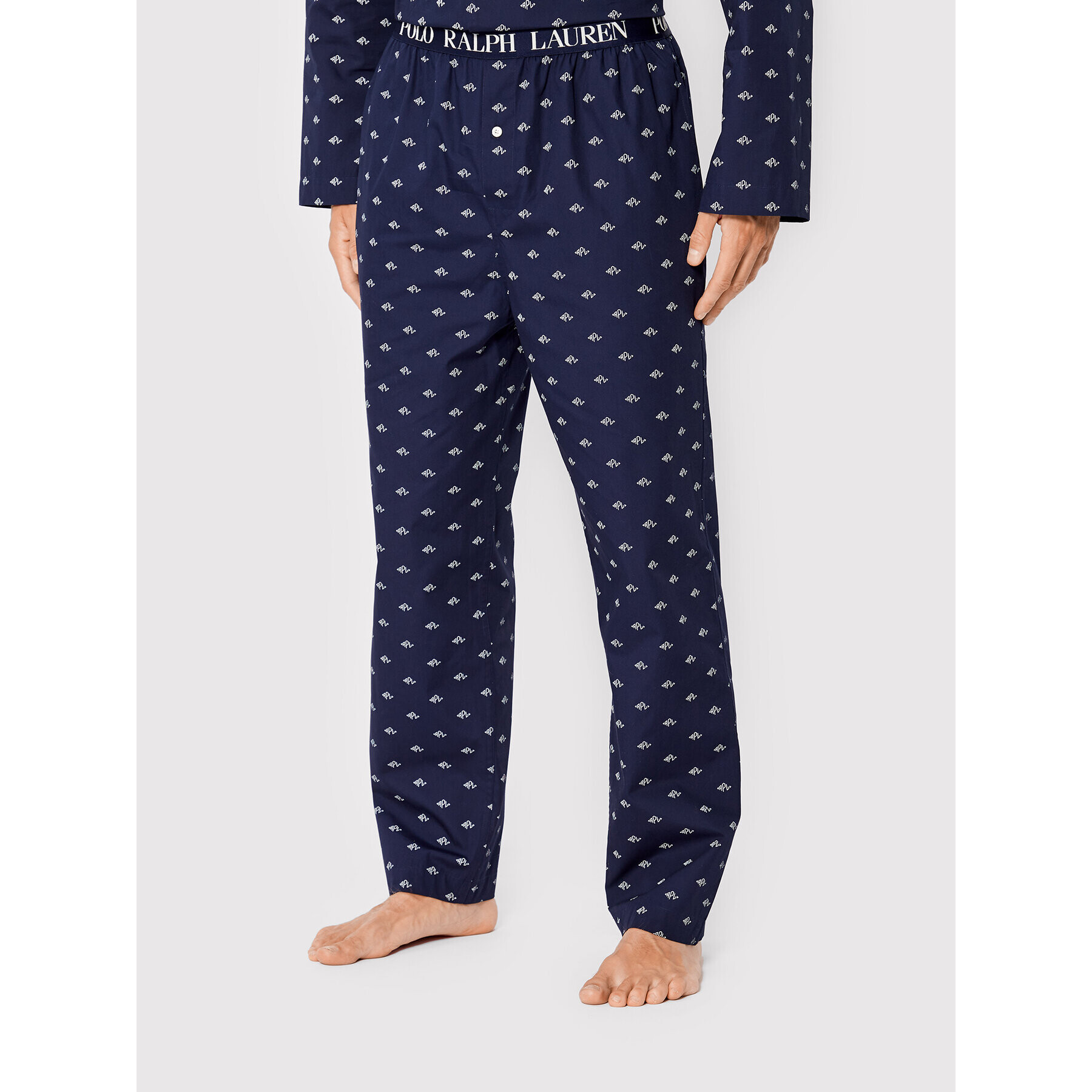 Polo Ralph Lauren Pijama 714862801004 Bleumarin Regular Fit - Pled.ro