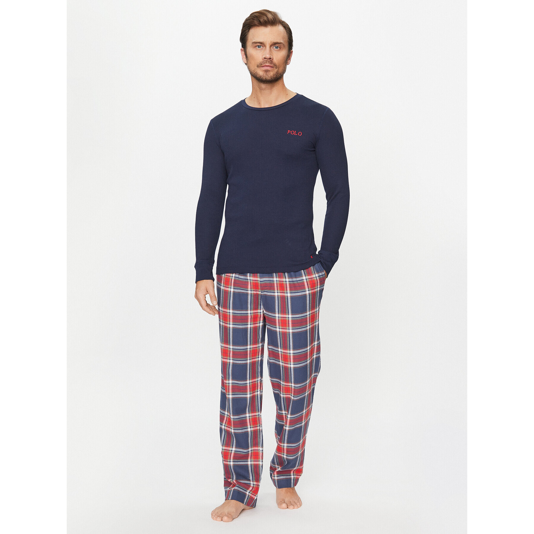 Polo Ralph Lauren Pijama 714915975001 Colorat Regular Fit - Pled.ro