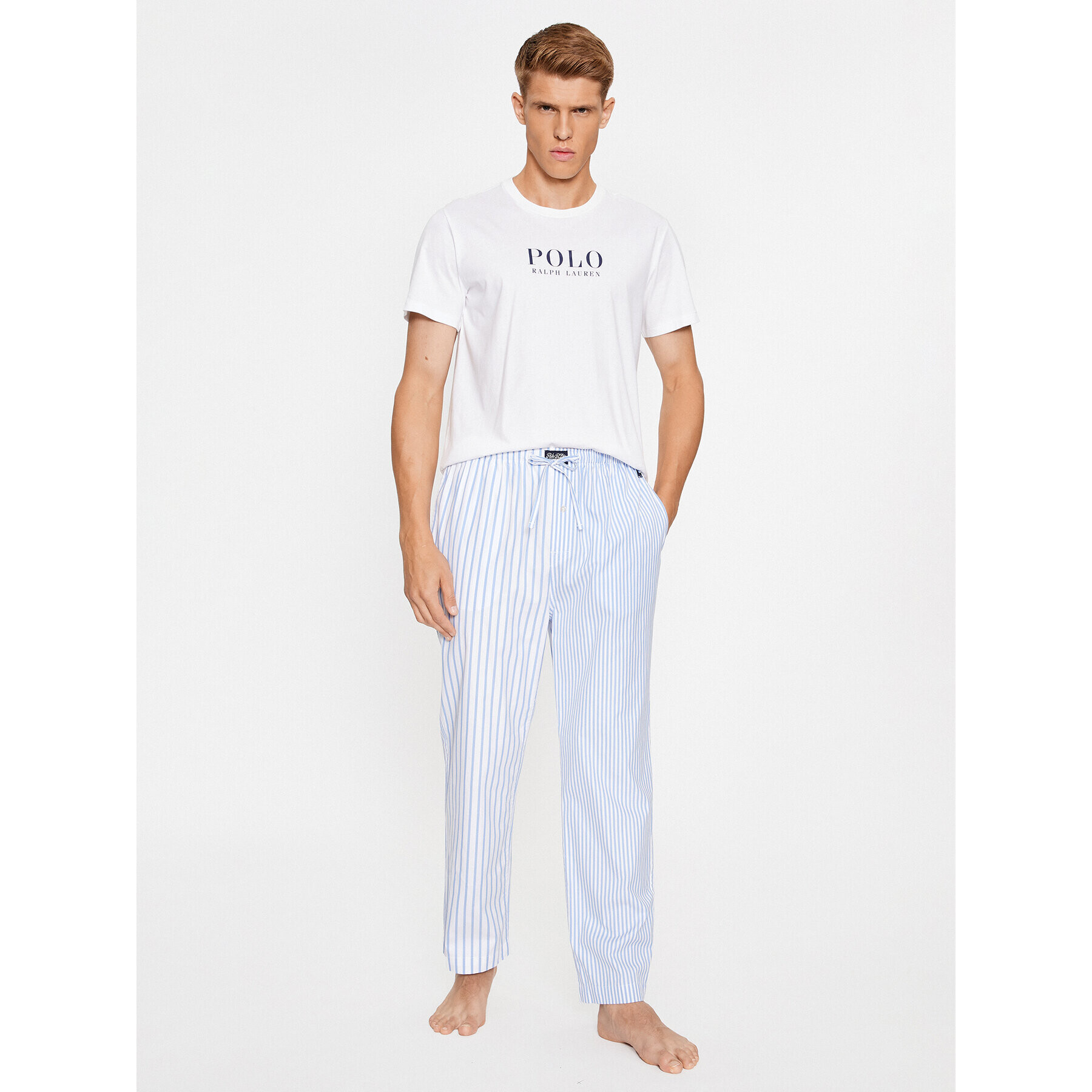 Polo Ralph Lauren Pijama 714915976002 Albastru Regular Fit - Pled.ro