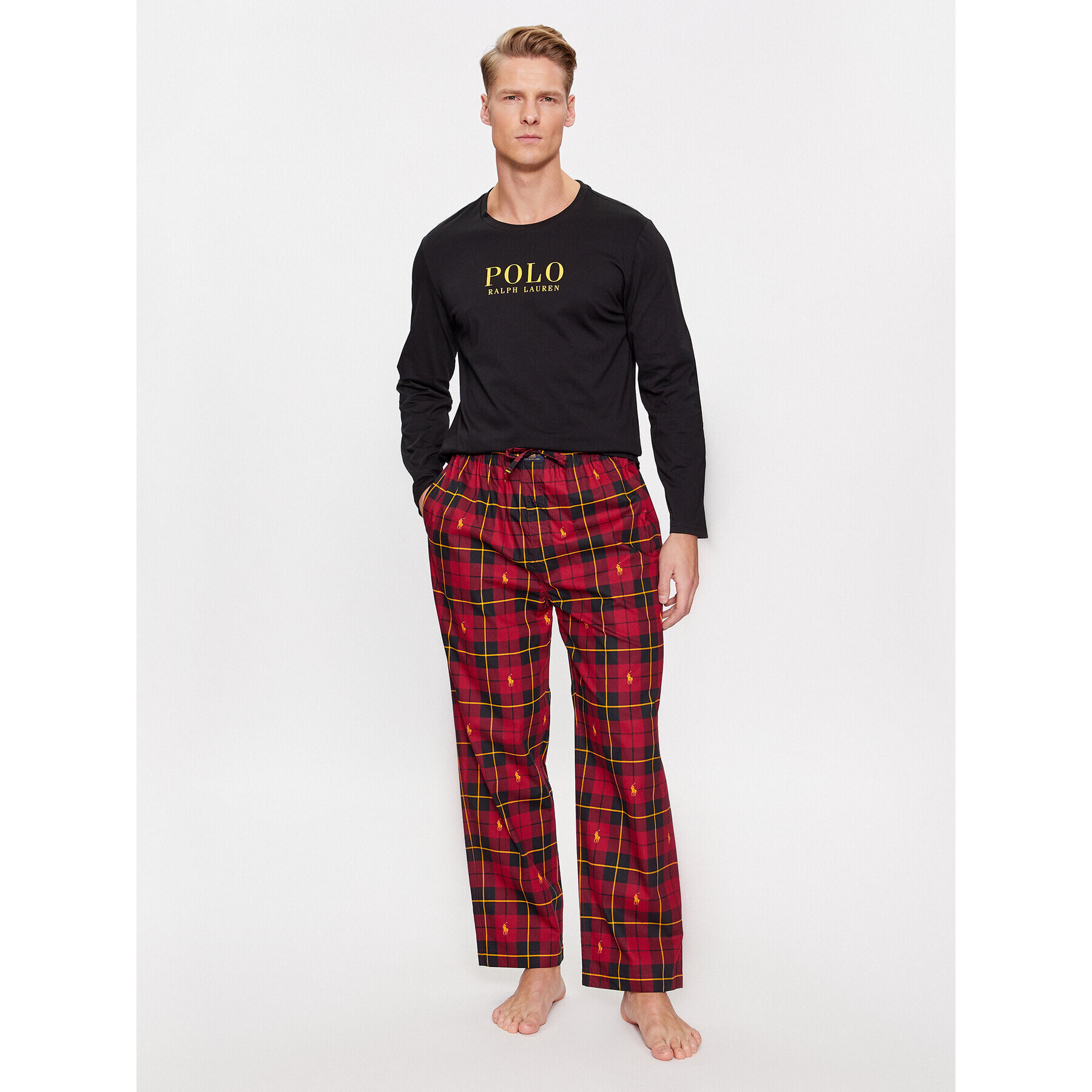 Polo Ralph Lauren Pijama 714915983001 Colorat Regular Fit - Pled.ro