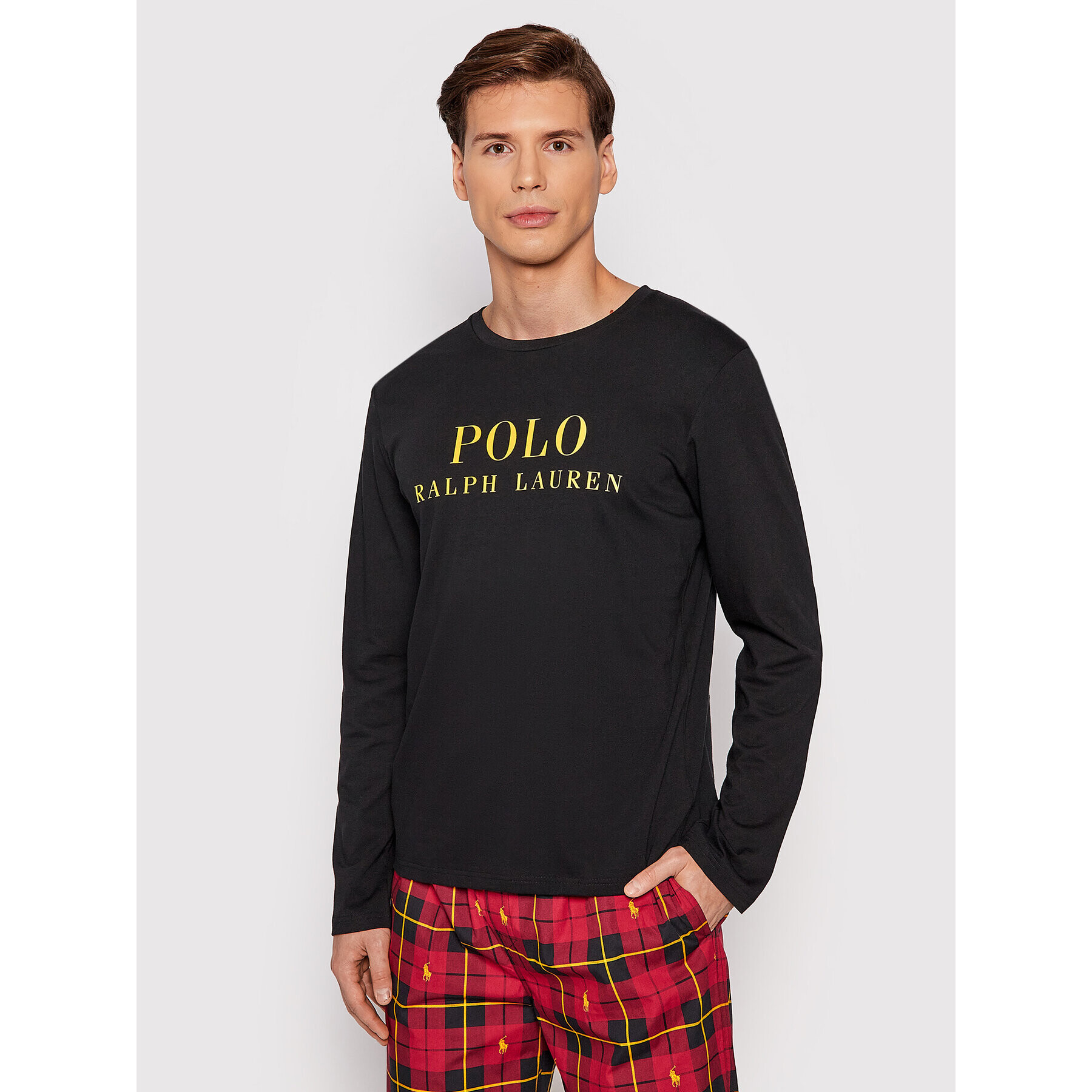 Polo Ralph Lauren Pijama Sle 714843423001 Negru - Pled.ro