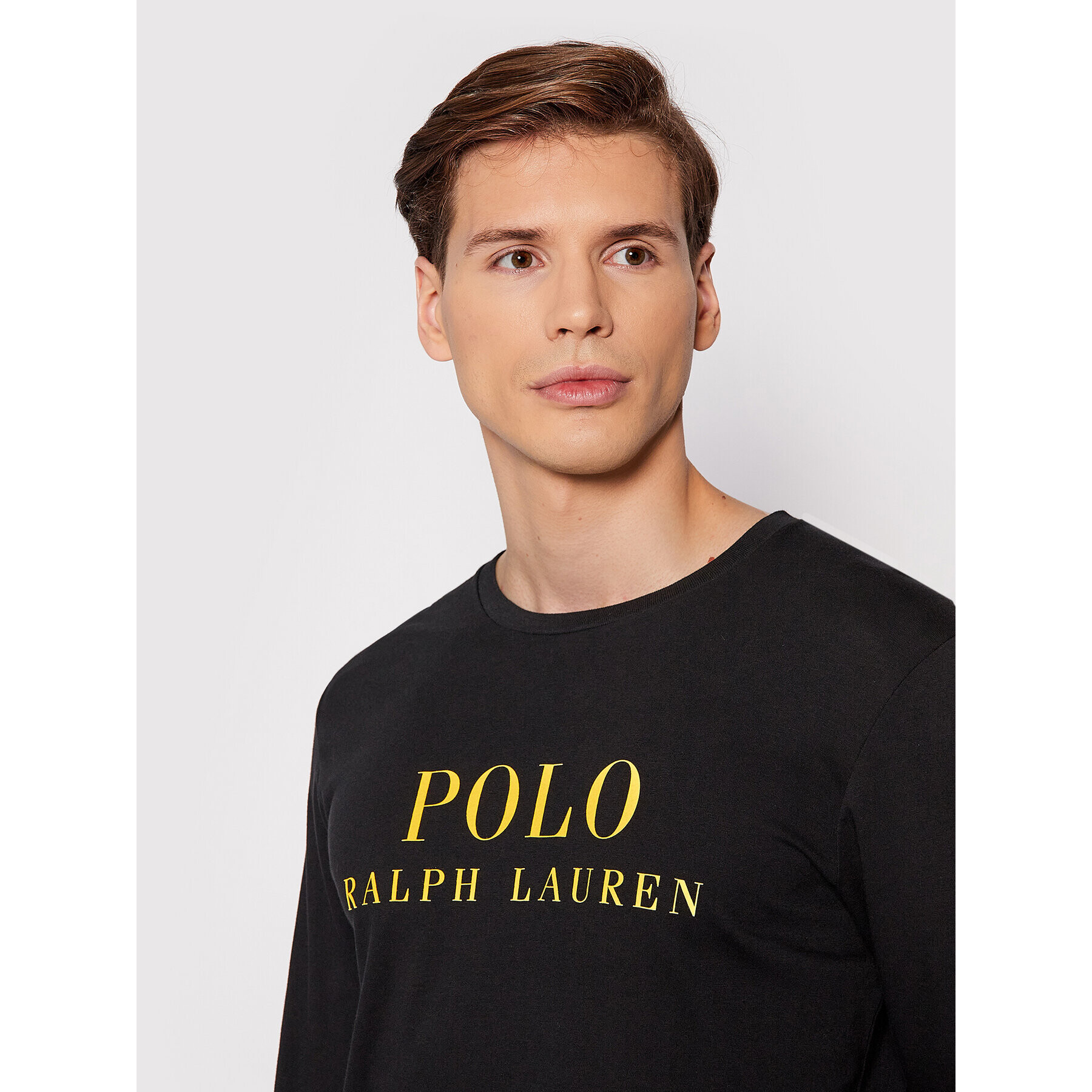 Polo Ralph Lauren Pijama Sle 714843423001 Negru - Pled.ro