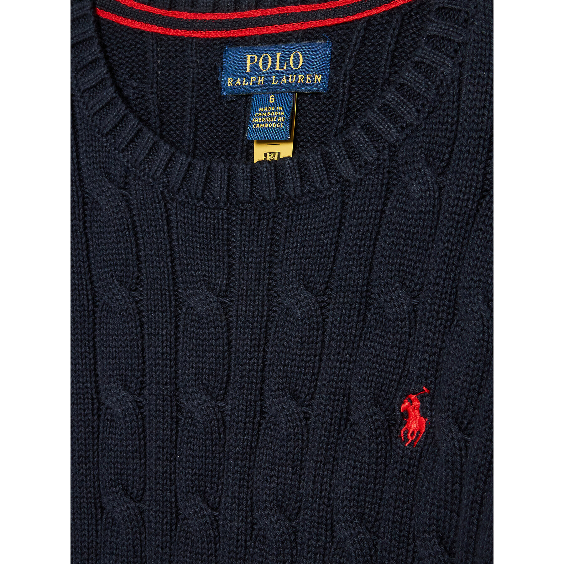 Polo Ralph Lauren Pulover 322702674042 Bleumarin Regular Fit - Pled.ro