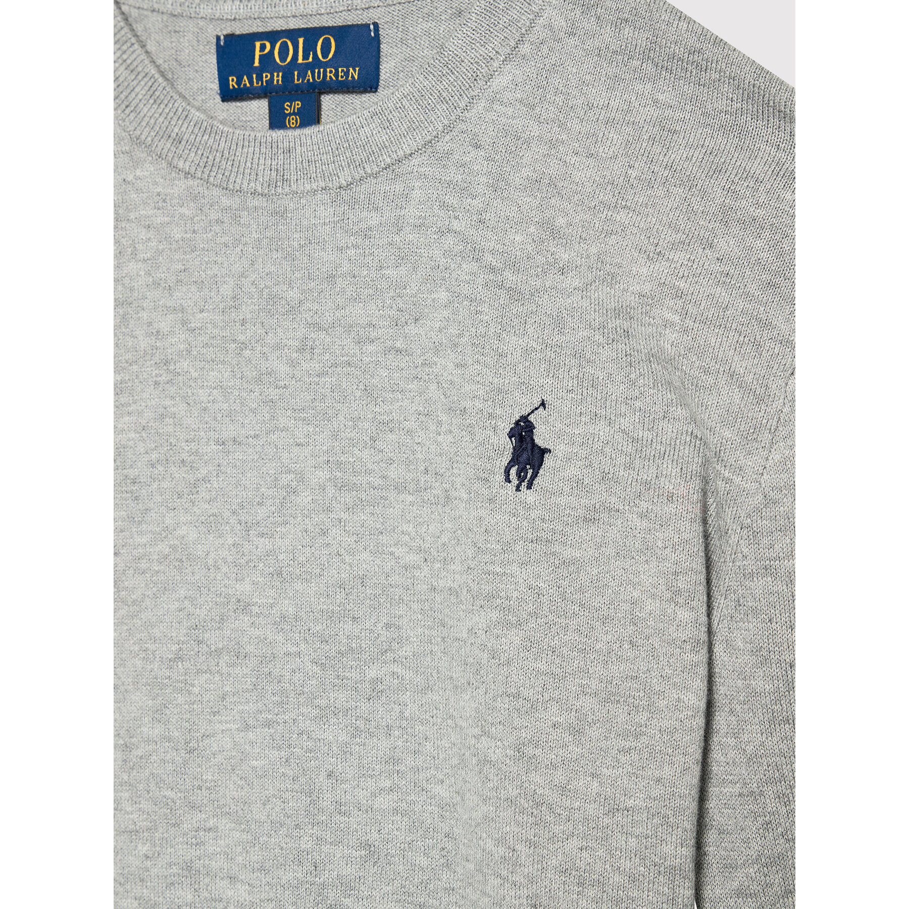 Polo Ralph Lauren Pulover 323799887011 Gri Regular Fit - Pled.ro