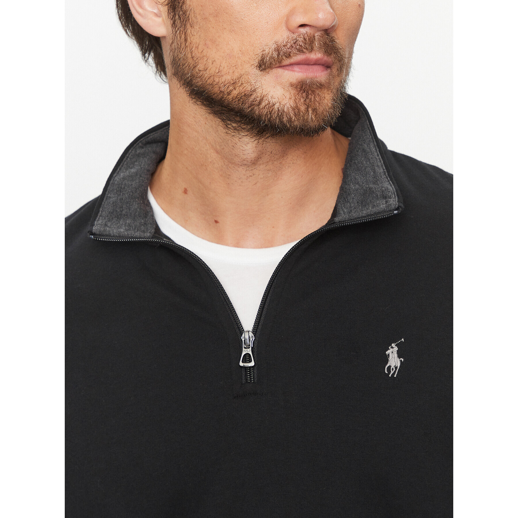 Polo Ralph Lauren Pulover 710812963037 Negru Regular Fit - Pled.ro