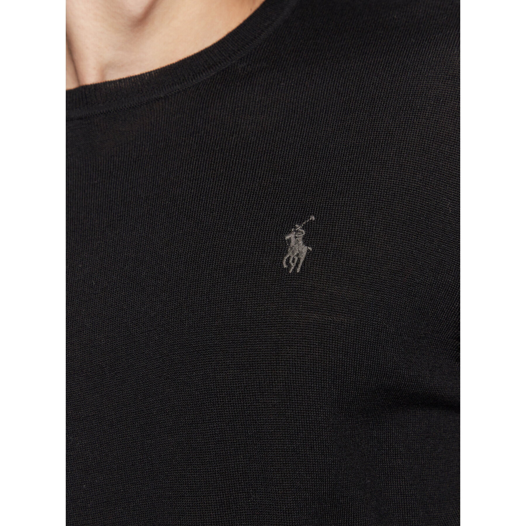 Polo Ralph Lauren Pulover 710876846008 Negru Slim Fit - Pled.ro