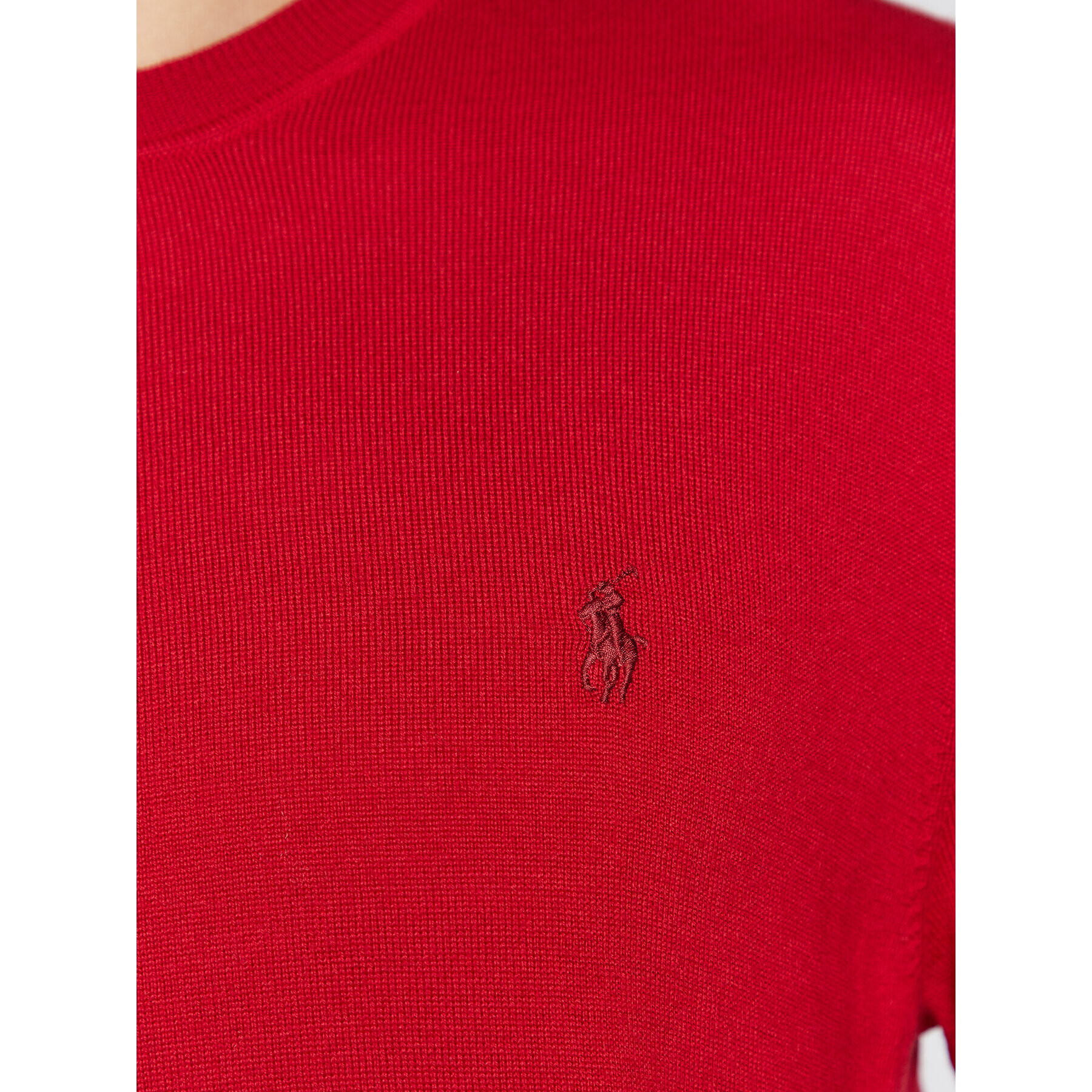 Polo Ralph Lauren Pulover 710876846009 Roșu Slim Fit - Pled.ro