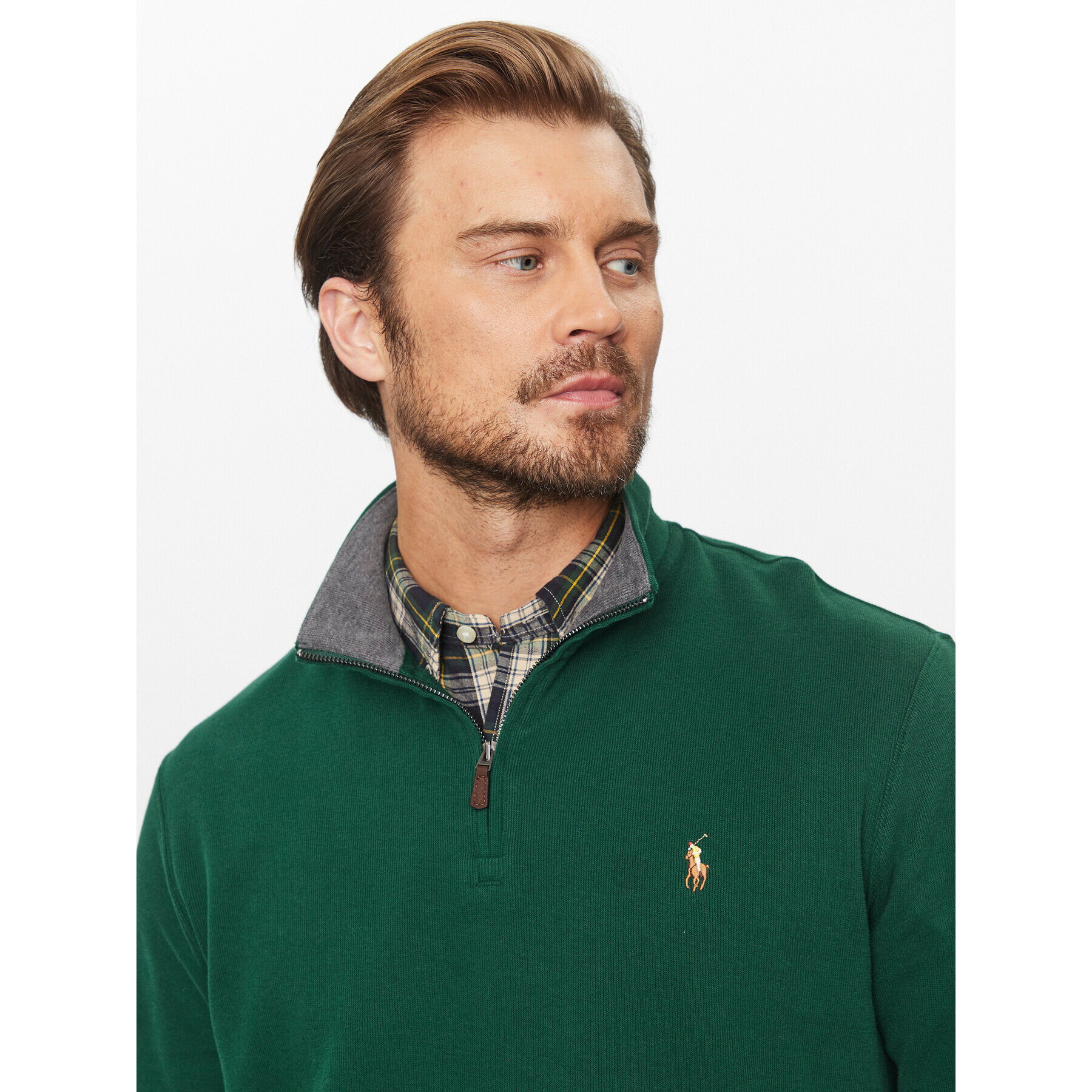 Polo Ralph Lauren Pulover 710877001009 Verde Regular Fit - Pled.ro