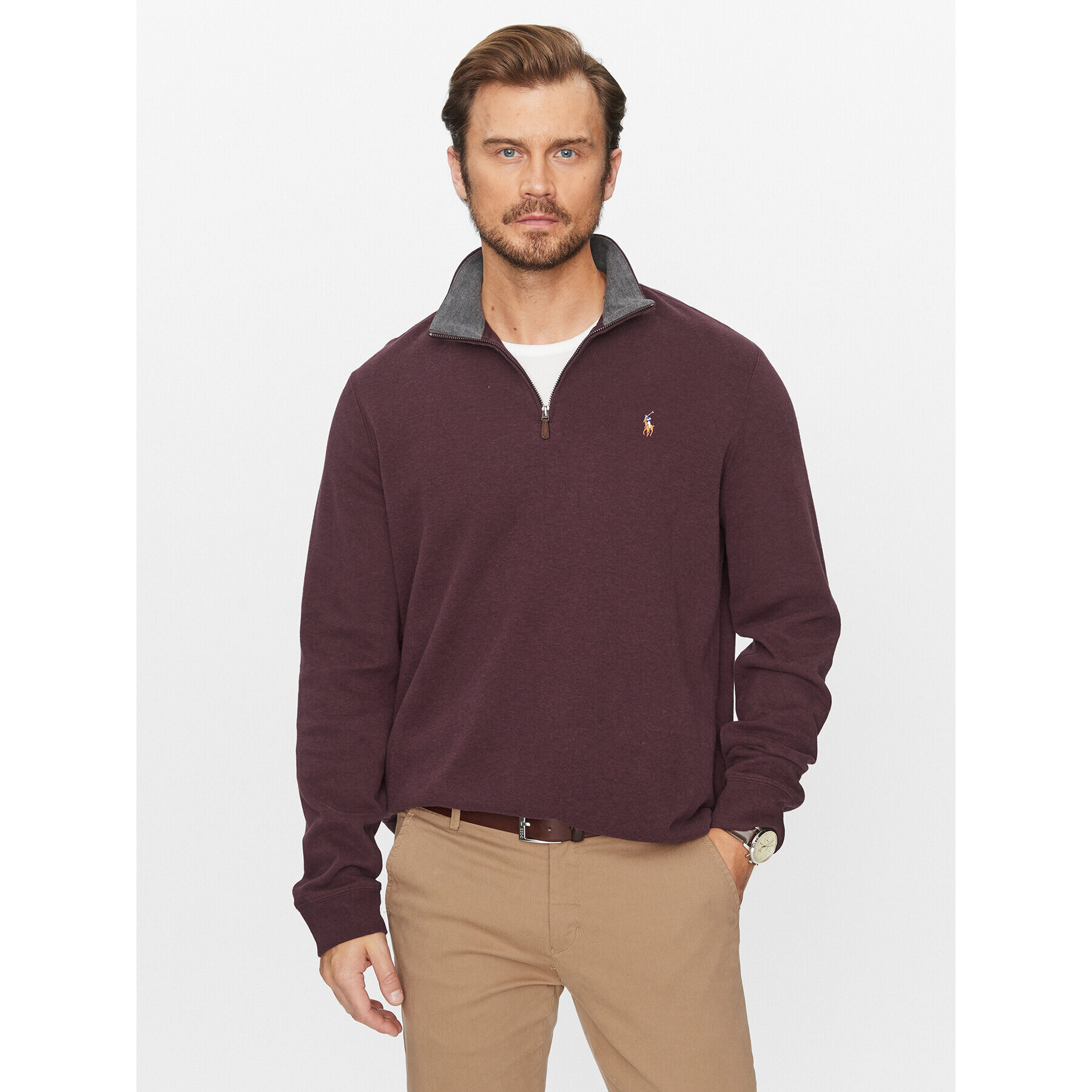 Polo Ralph Lauren Pulover 710877001010 Roșu Regular Fit - Pled.ro