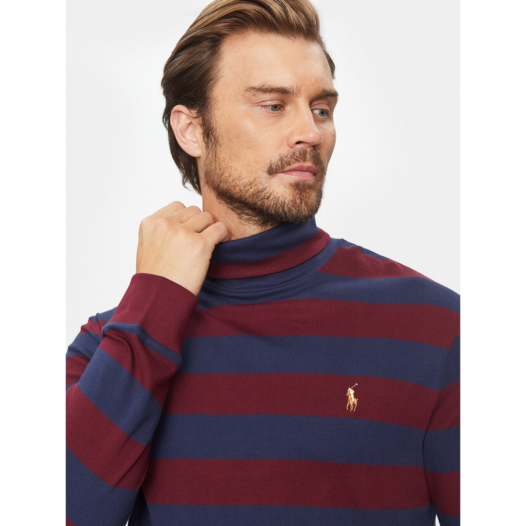 Polo Ralph Lauren Pulover 710916608001 Roșu Regular Fit - Pled.ro