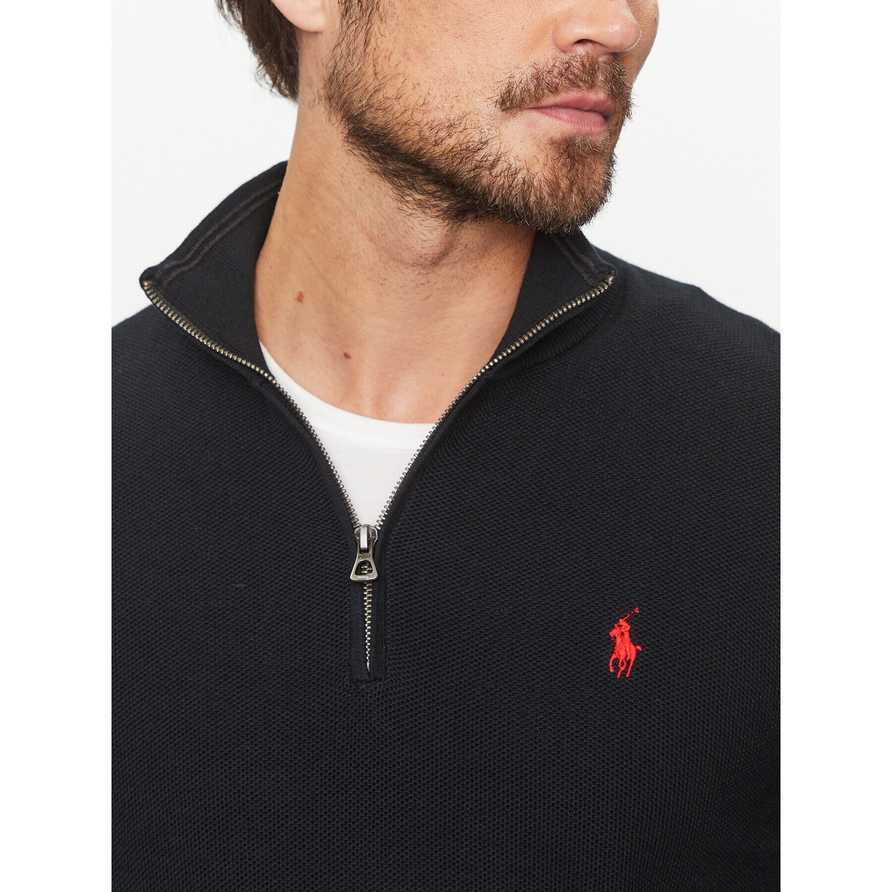 Polo Ralph Lauren Pulover 710932304003 Negru Regular Fit - Pled.ro