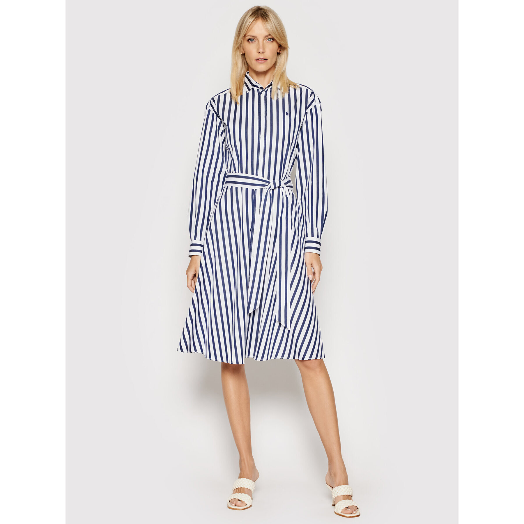 Polo Ralph Lauren Rochie tip cămașă Lsl 211836475001 Bleumarin Regular Fit - Pled.ro