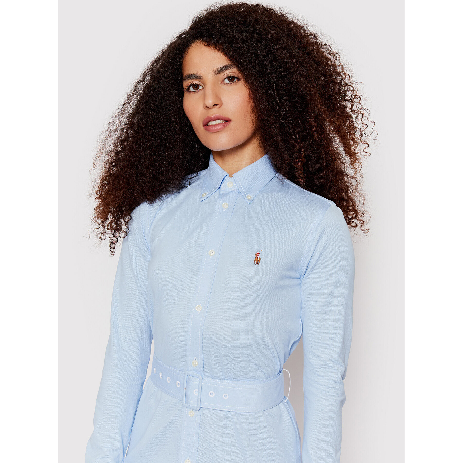 Polo Ralph Lauren Rochie tip cămașă 211800510002 Albastru Regular Fit - Pled.ro