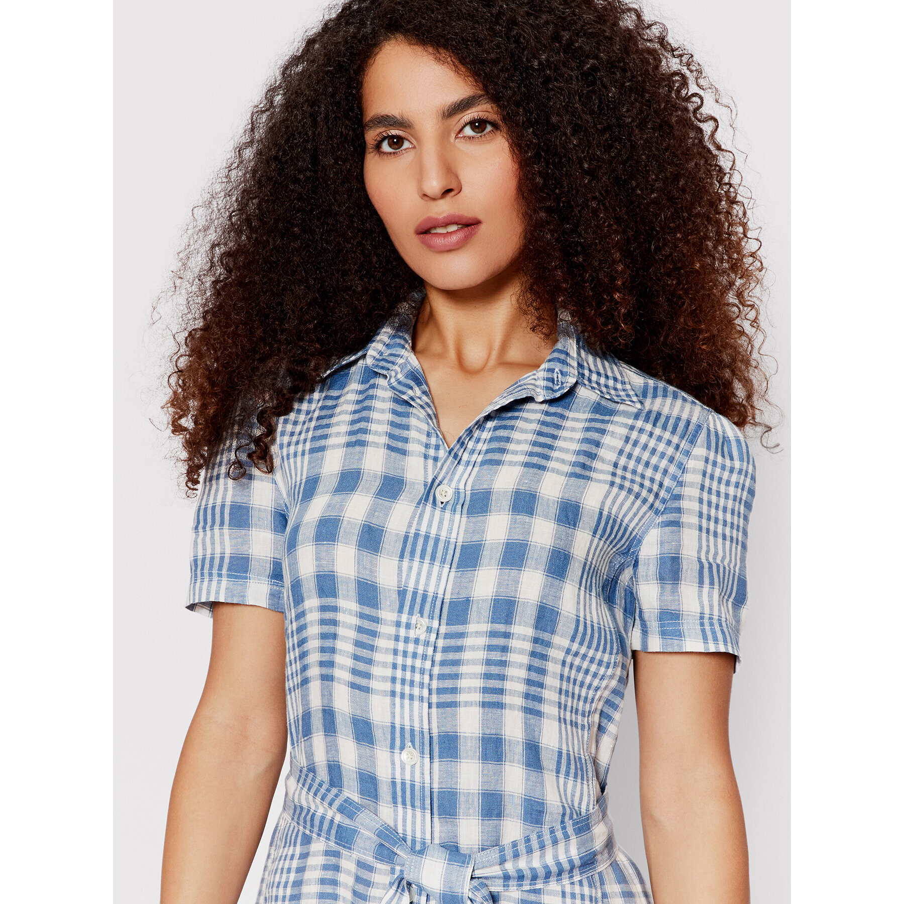 Polo Ralph Lauren Rochie tip cămașă 211864002002 Albastru Regular Fit - Pled.ro