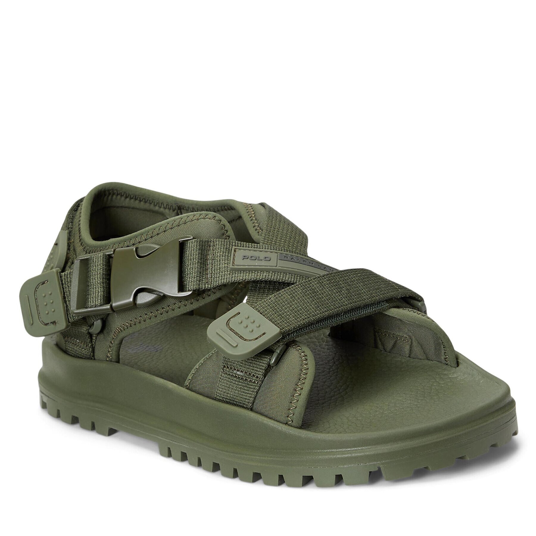 Polo Ralph Lauren Sandale Advt Sandal 809892389003 Kaki - Pled.ro