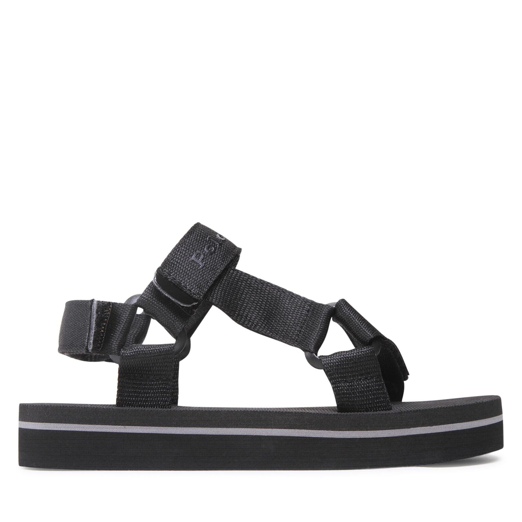 Polo Ralph Lauren Sandale New Haven Platform RF103988 Negru - Pled.ro