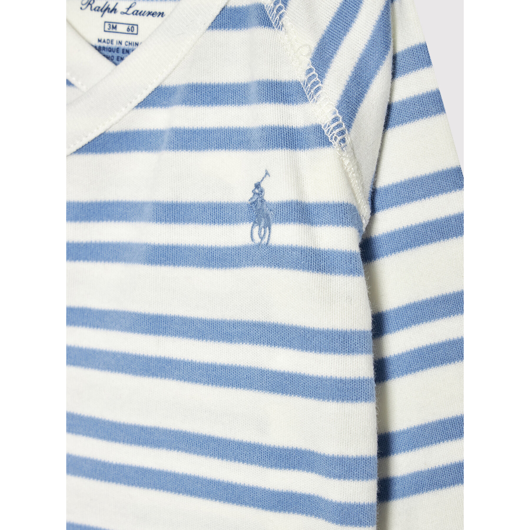 Polo Ralph Lauren Set 3 body-uri pentru copii 3Pcbdtst 320850822001 Albastru - Pled.ro