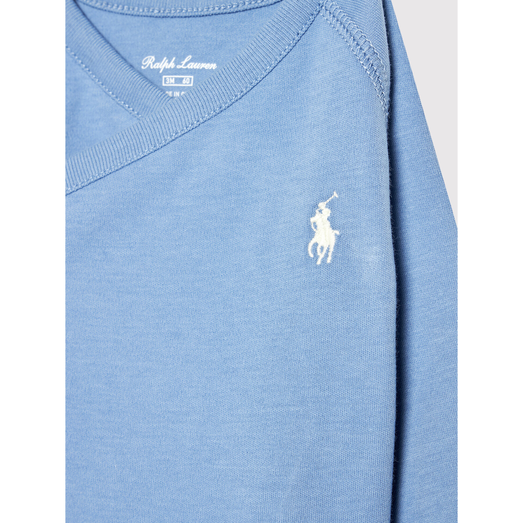 Polo Ralph Lauren Set 3 body-uri pentru copii 3Pcbdtst 320850822001 Albastru - Pled.ro