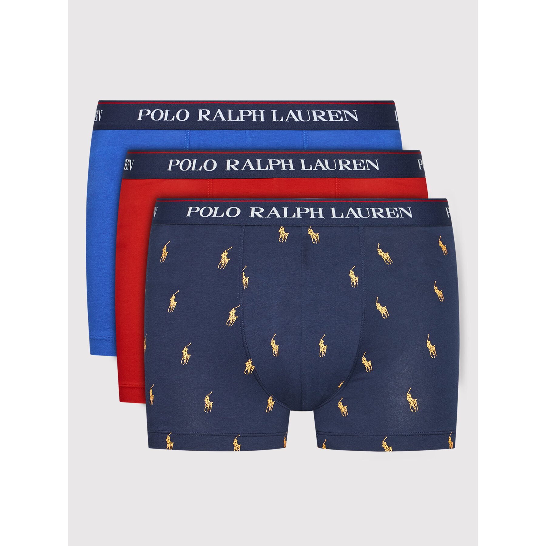 Polo Ralph Lauren Set 3 perechi de boxeri 714830299031 Colorat - Pled.ro