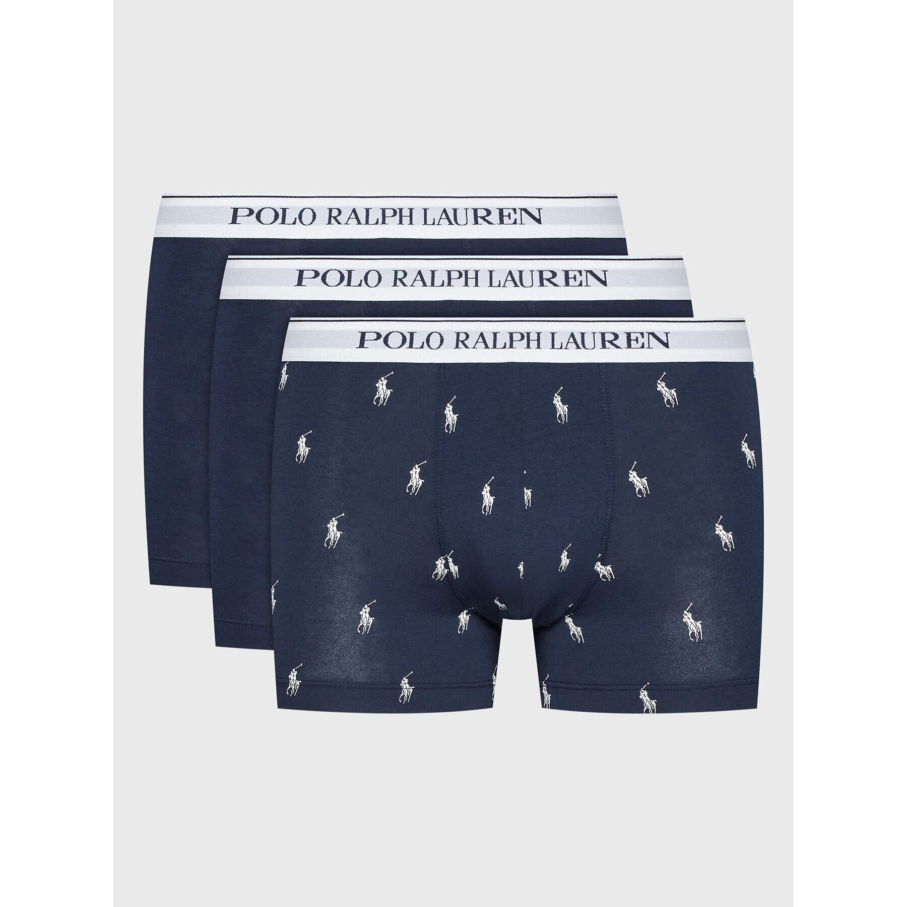 Polo Ralph Lauren Set 3 perechi de boxeri 714830299058 Bleumarin - Pled.ro