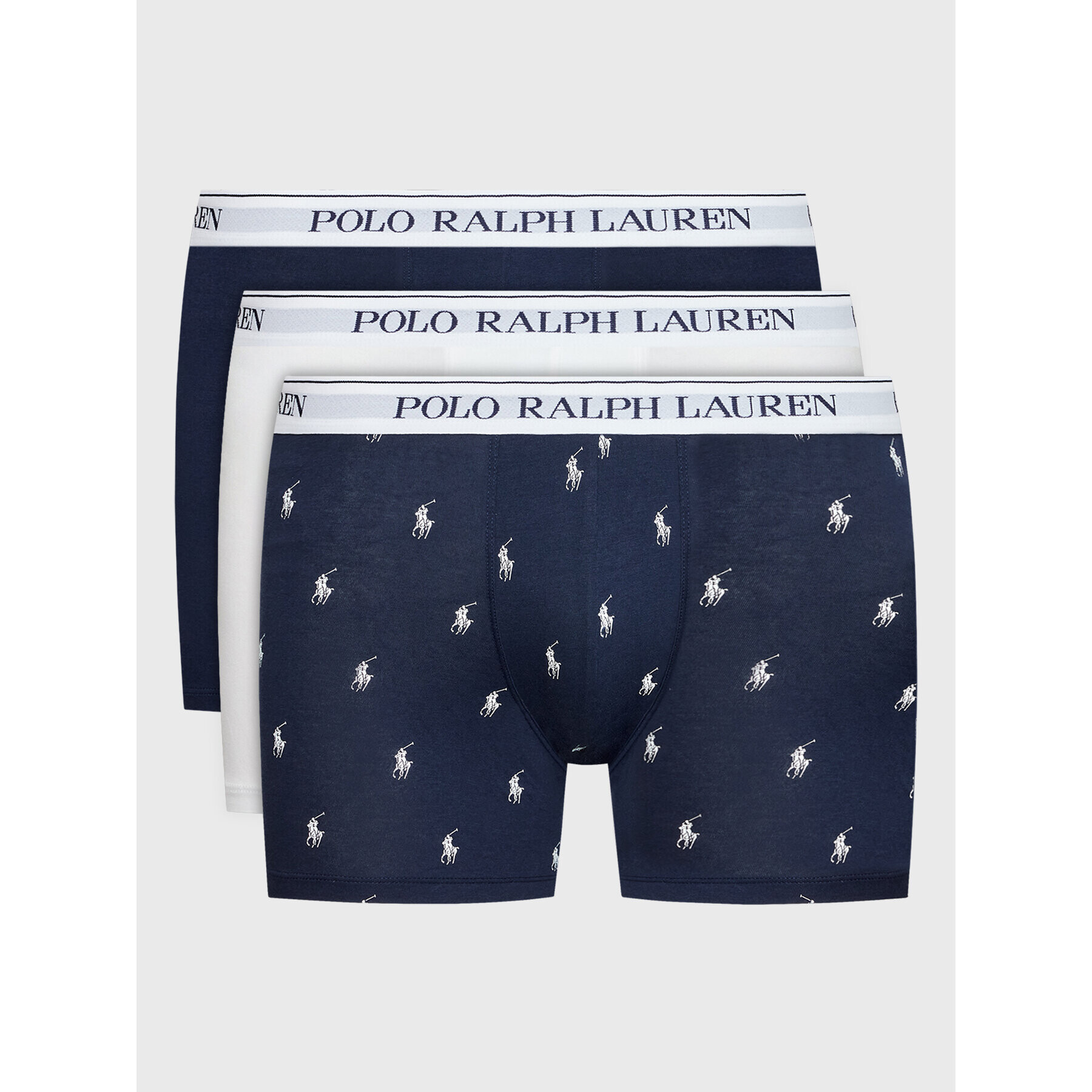 Polo Ralph Lauren Set 3 perechi de boxeri 714830300036 Colorat - Pled.ro